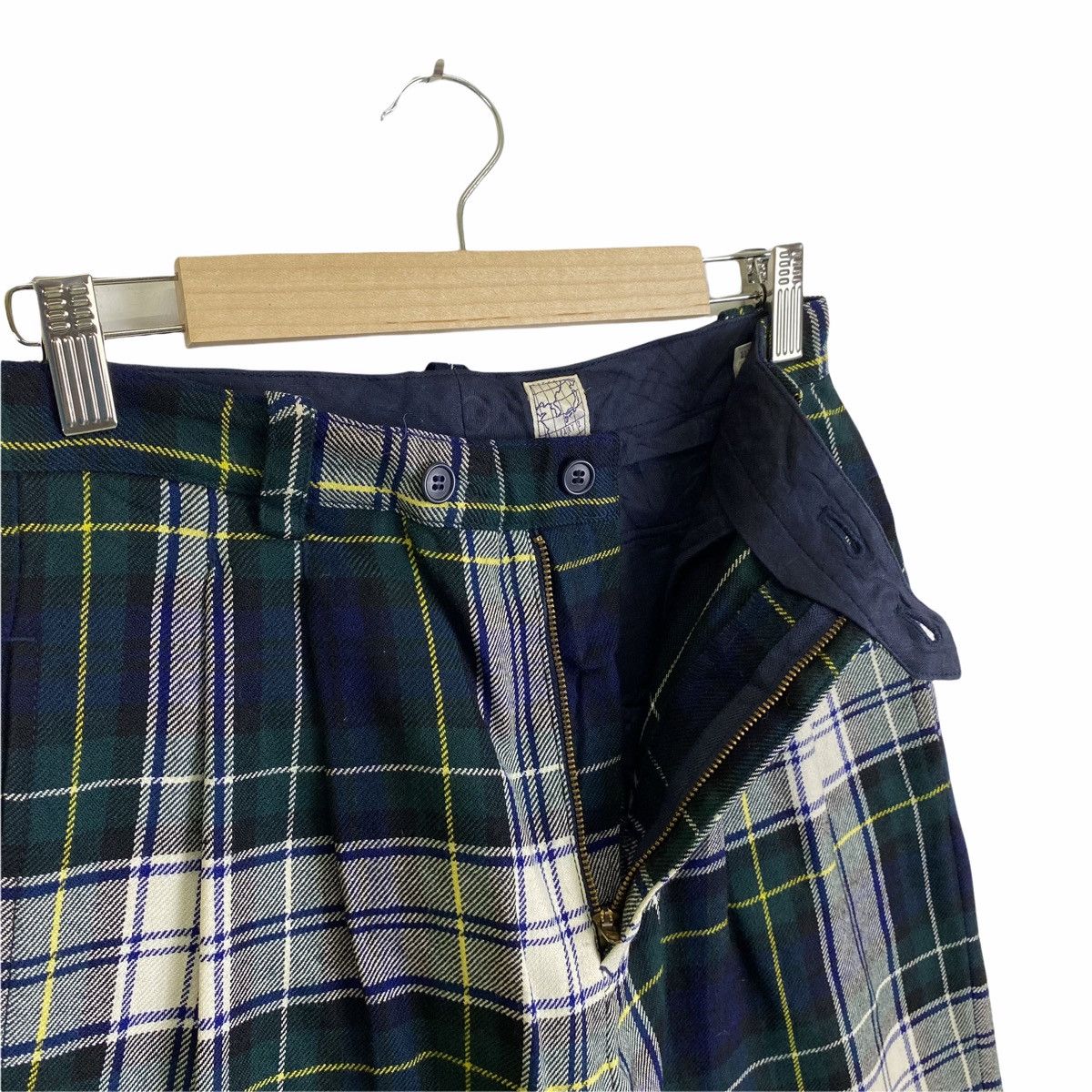 Japanese Brand × Junko Shimada × Vintage Vintage Part 2 JUNKO SHIMADA Checkered Beggy Casual Pants Size US 26 / EU 42 - 8 Thumbnail