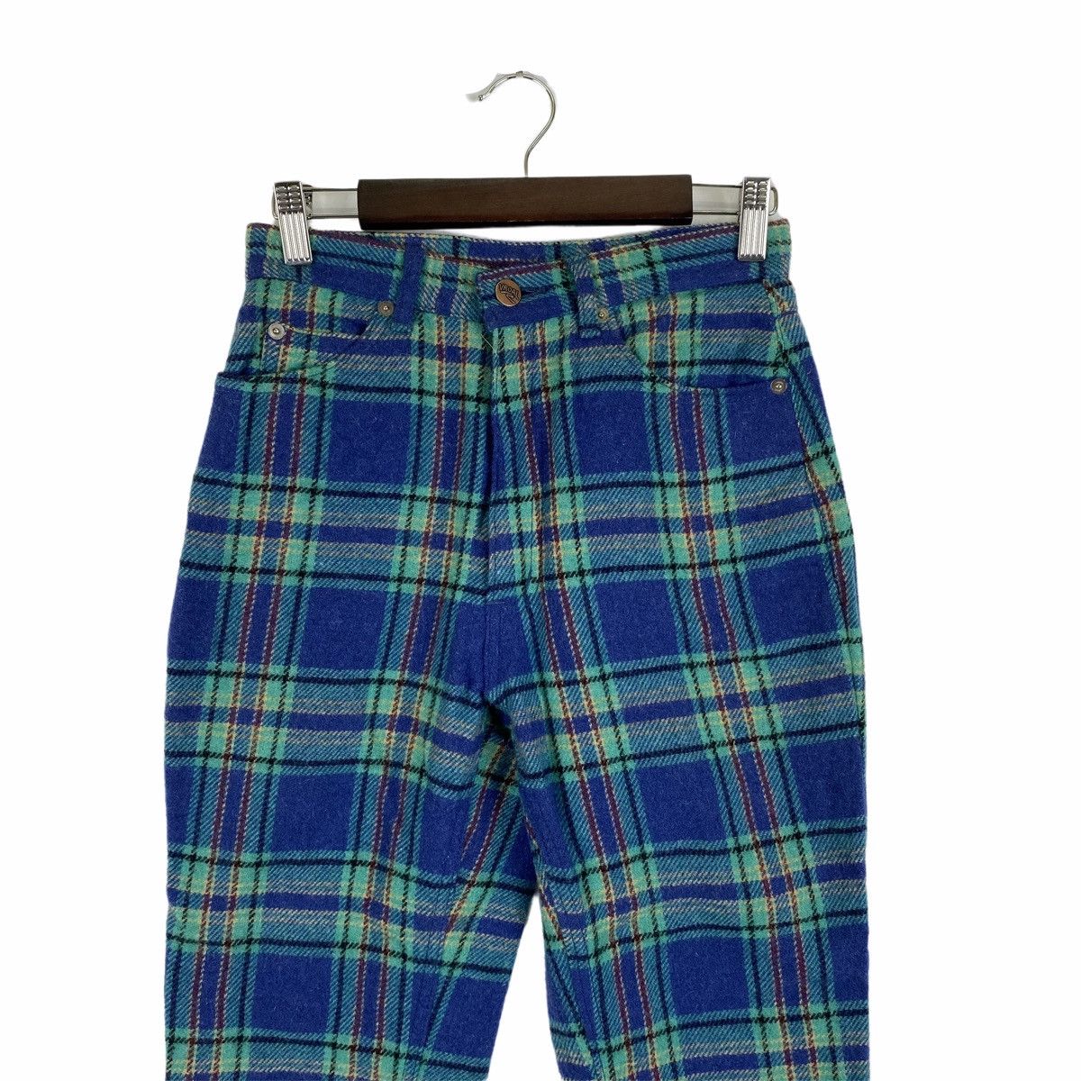 Japanese Brand × Vintage Vintage VROAL Tartan Checkered Design Wool Pants Size US 26 / EU 42 - 4 Thumbnail