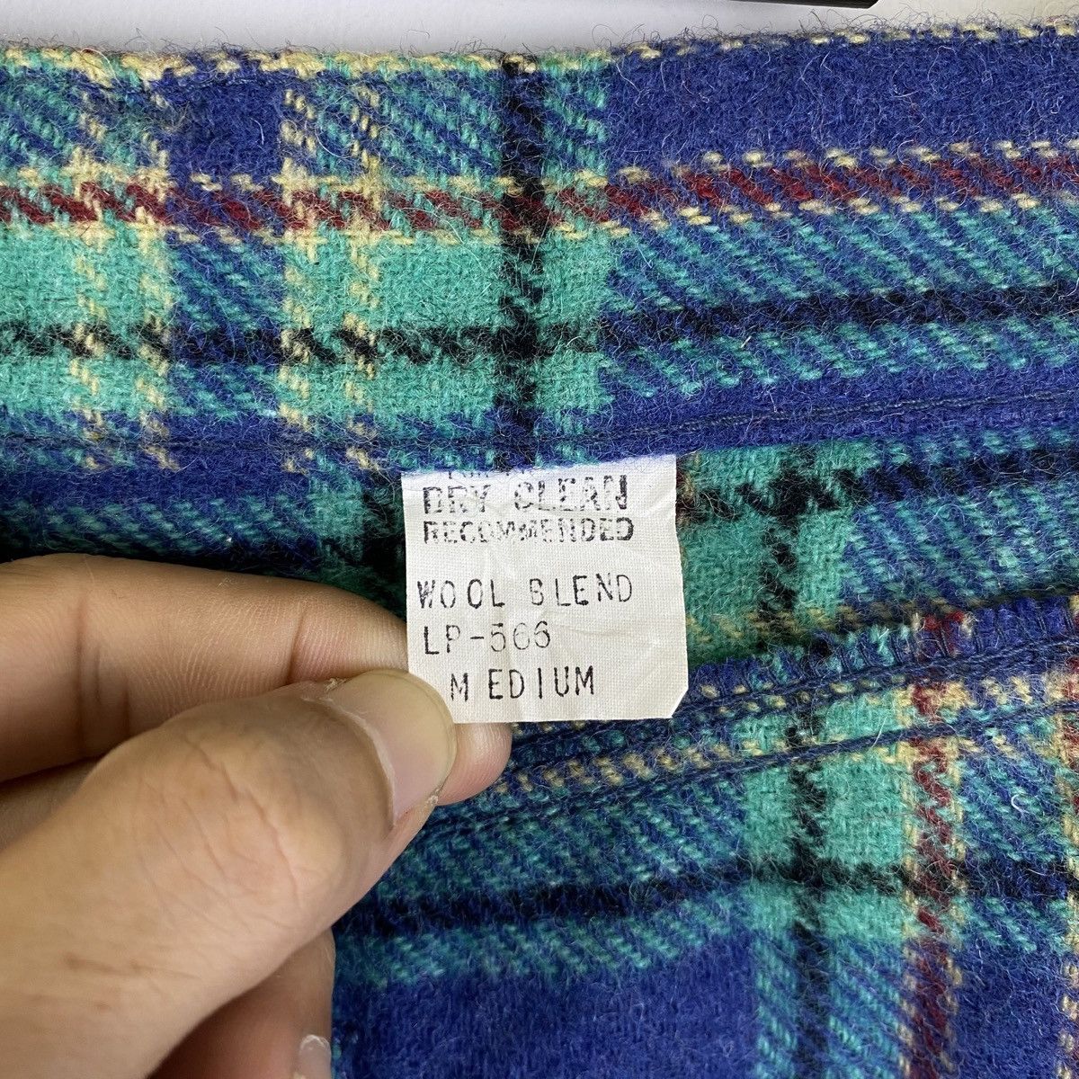 Japanese Brand × Vintage Vintage VROAL Tartan Checkered Design Wool Pants Size US 26 / EU 42 - 11 Thumbnail