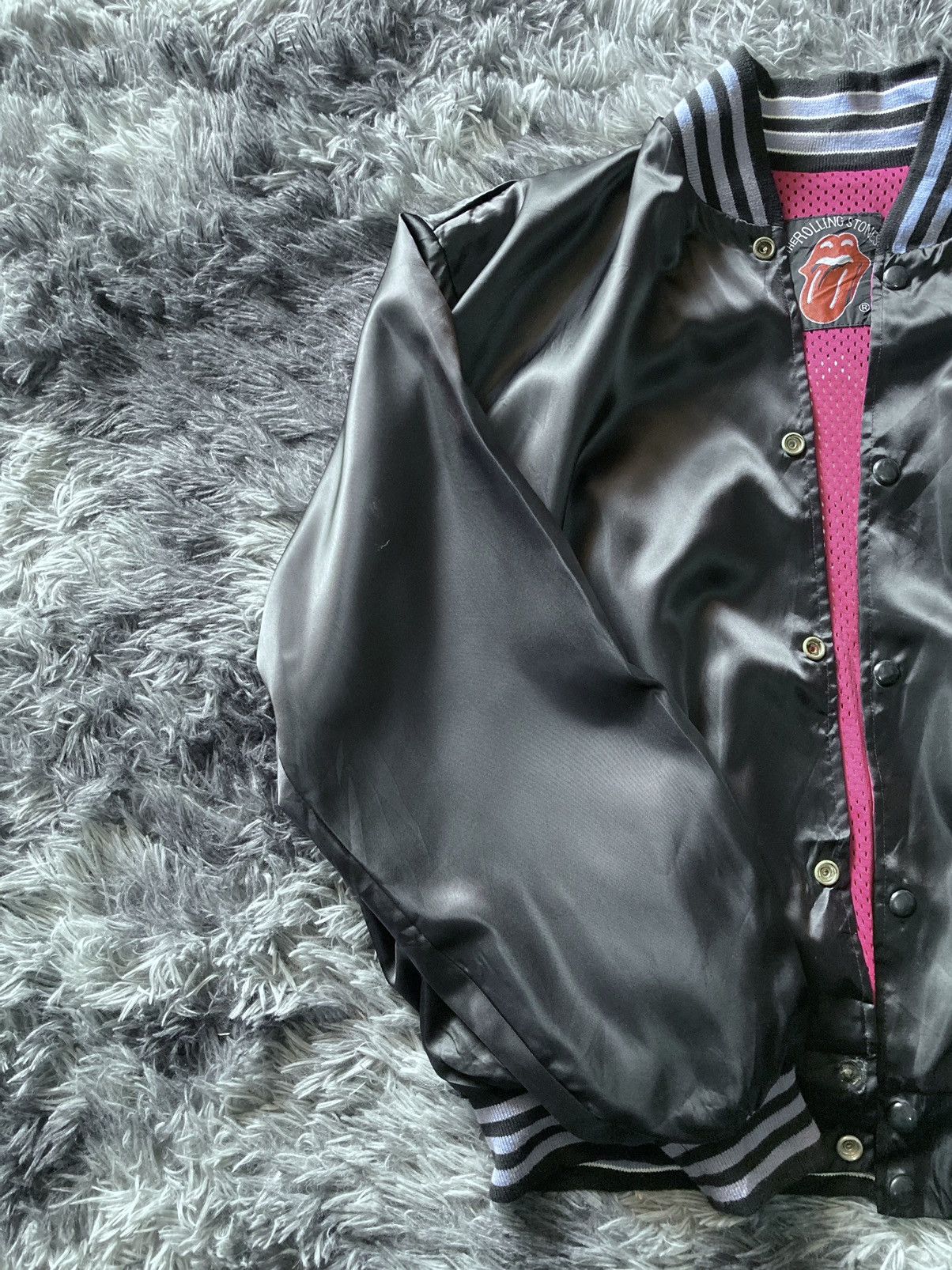 NFL × The Rolling Stones × Vintage Raiders Vintage x The Rolling Stones x Bomber Jacket Size US M / EU 48-50 / 2 - 8 Thumbnail
