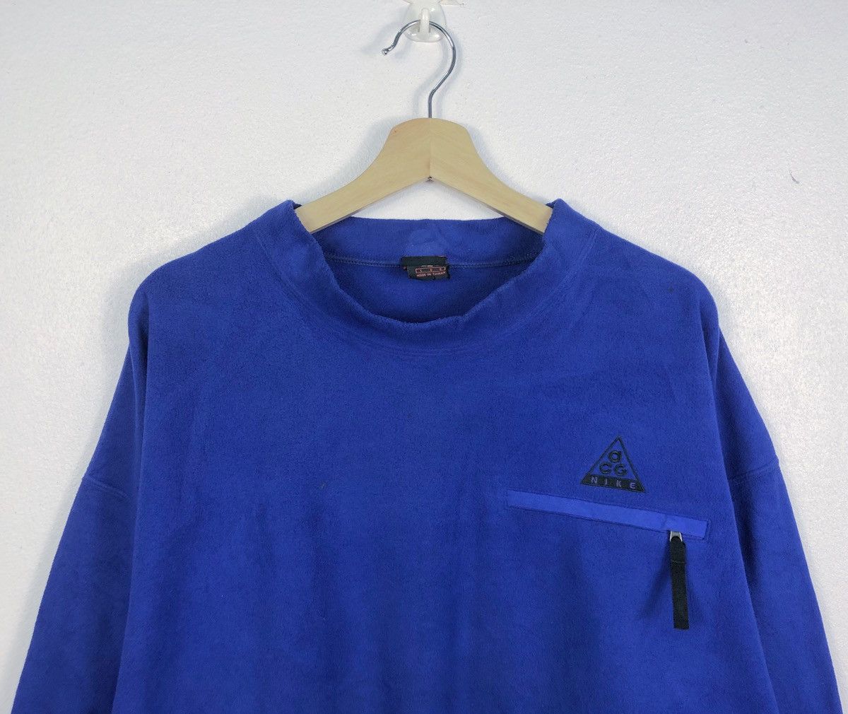 Nike × Nike ACG × Vintage Rare Vintage Nike ACG Fleece Sweatshirt Size US L / EU 52-54 / 3 - 2 Thumbnail