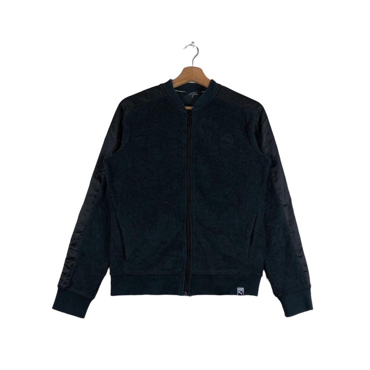 Puma Puma All Black Streetstyle Bomber Jacket Size S / US 4 / IT 40 - 1 Thumbnail