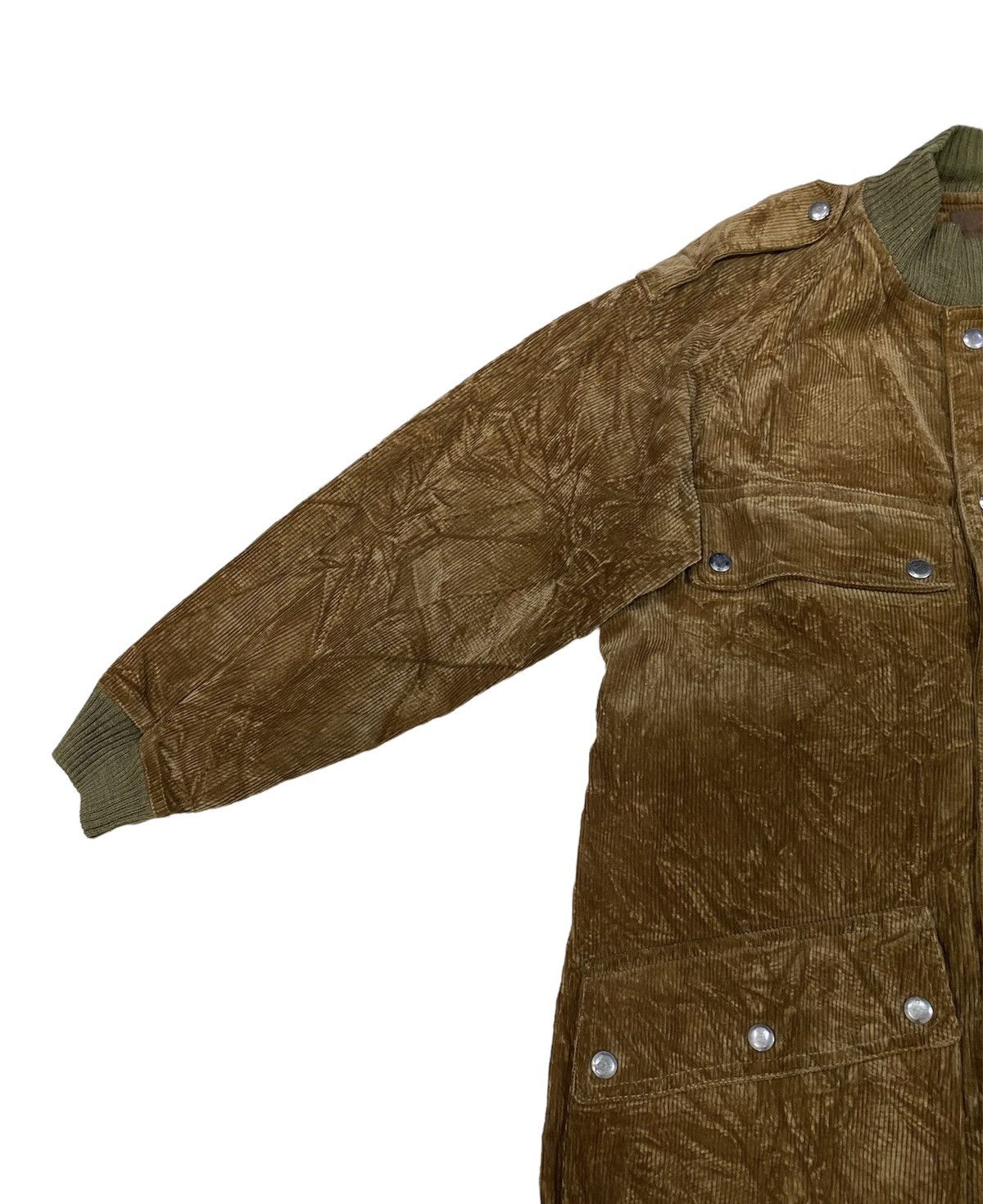 Yves Saint Laurent Vintage rare Yves Saint Laurent Corduroy buckle jacket Size US M / EU 48-50 / 2 - 9 Thumbnail