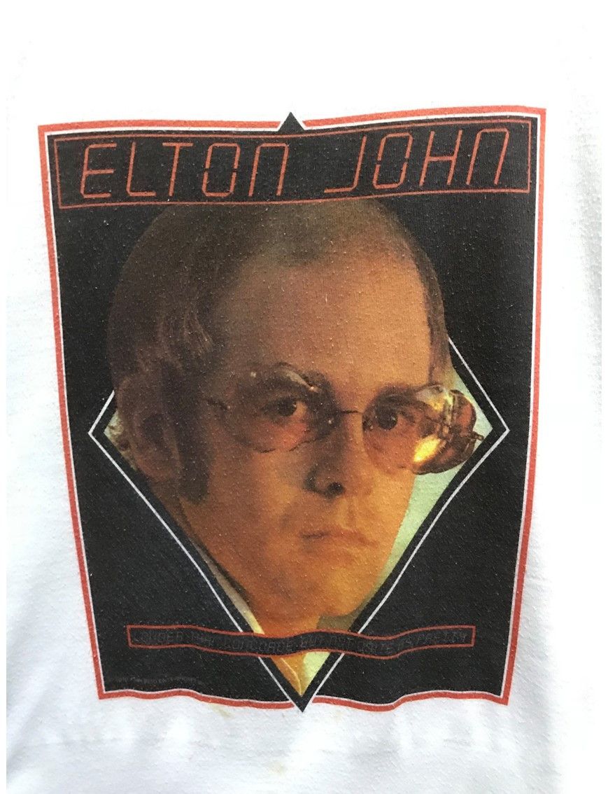 Band Tees × Vintage 70s Elton John Louder Than Concorde But Not Quite As Pretty Size US S / EU 44-46 / 1 - 8 Thumbnail