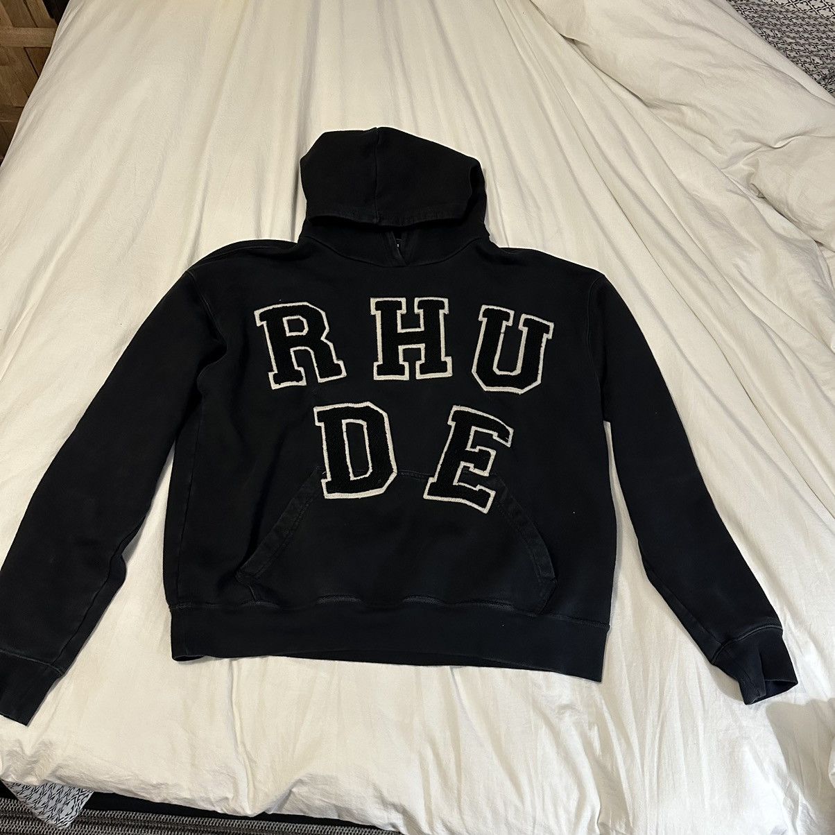 Rhude Rhude Chenille Patch Hoodie Grailed