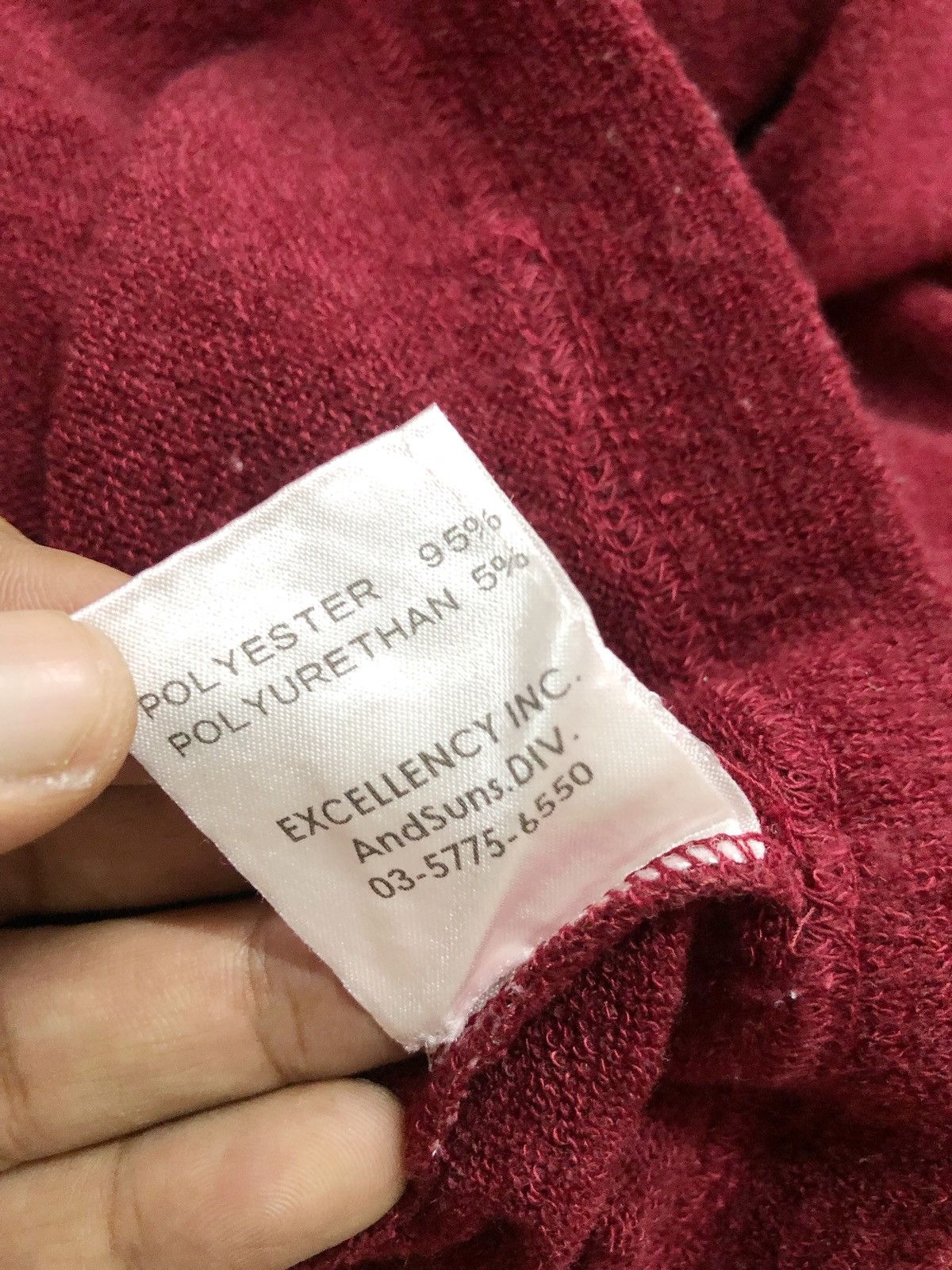 ANDSUNS Y2K Andsuns Japan streetwear wool hoodie Size US M / EU 48-50 / 2 - 9 Thumbnail
