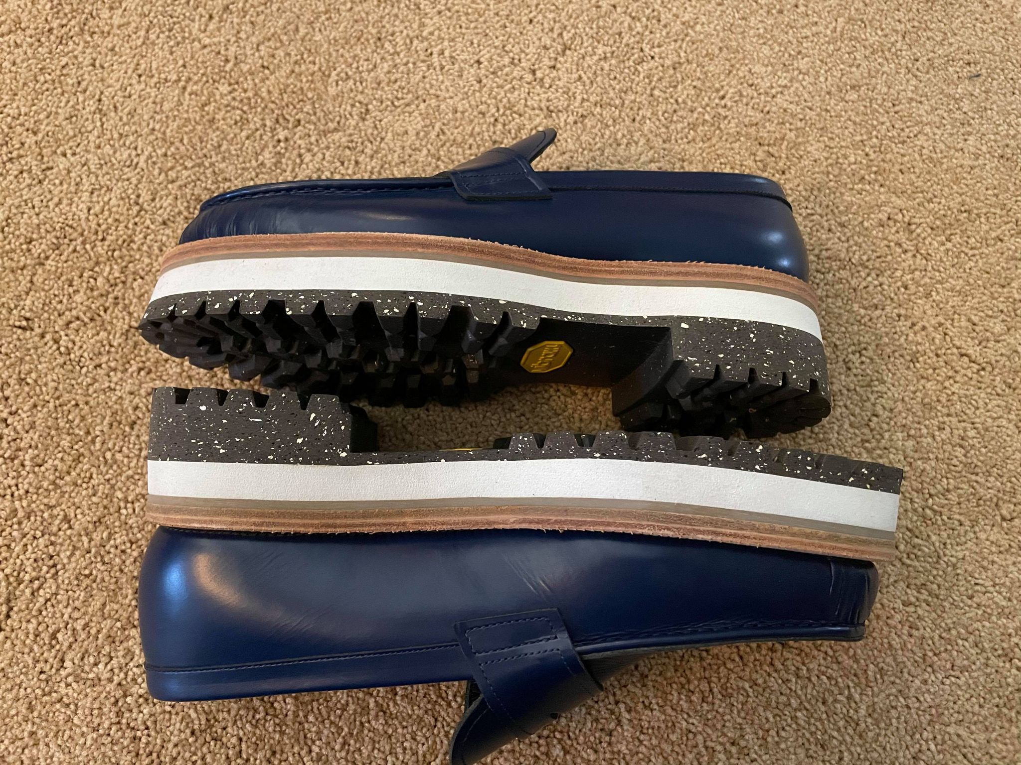 Undercover Undercover Blue Creeper Loafer Size US 10 / EU 43 - 3 Thumbnail