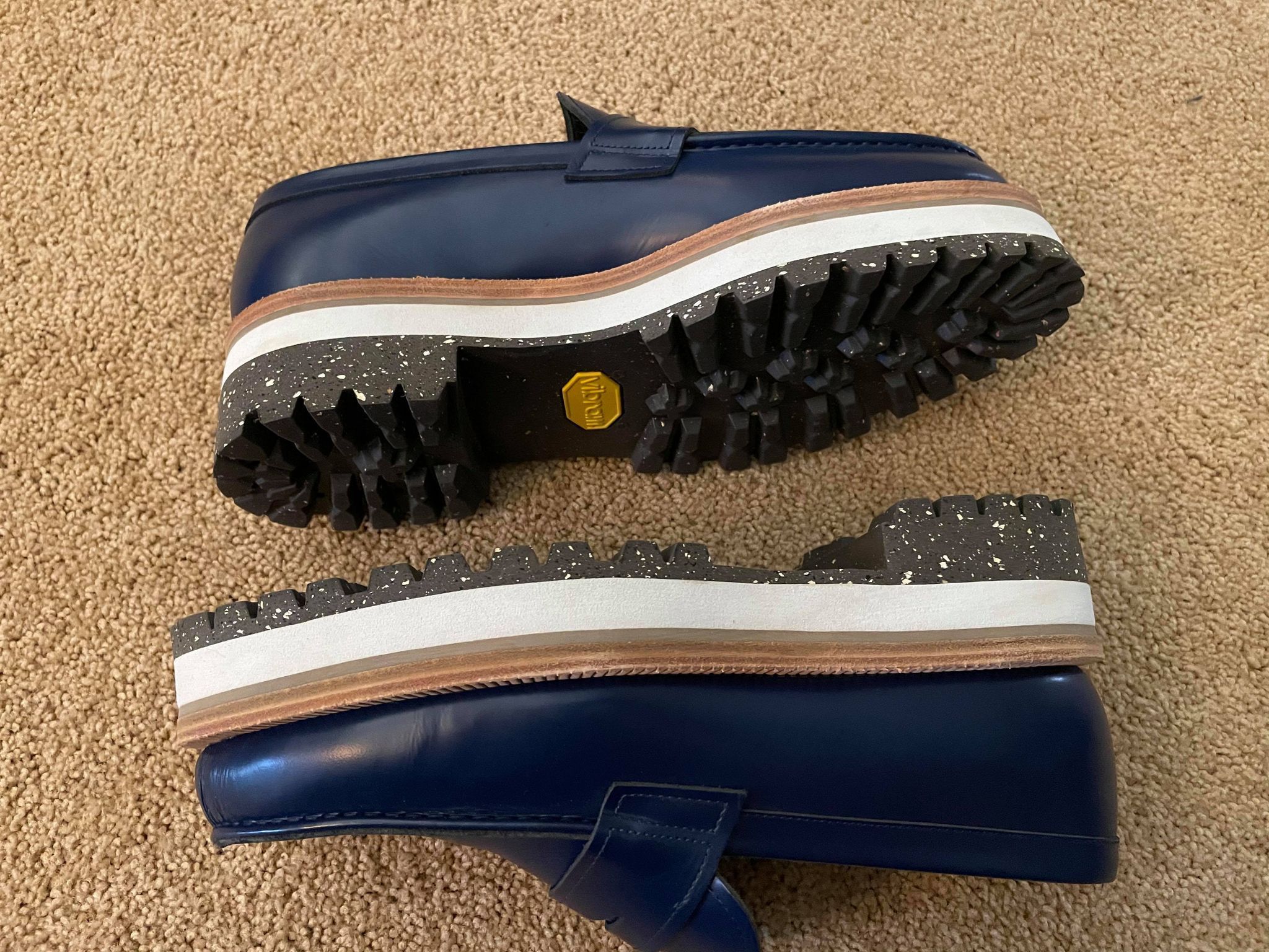 Undercover Undercover Blue Creeper Loafer Size US 10 / EU 43 - 4 Thumbnail