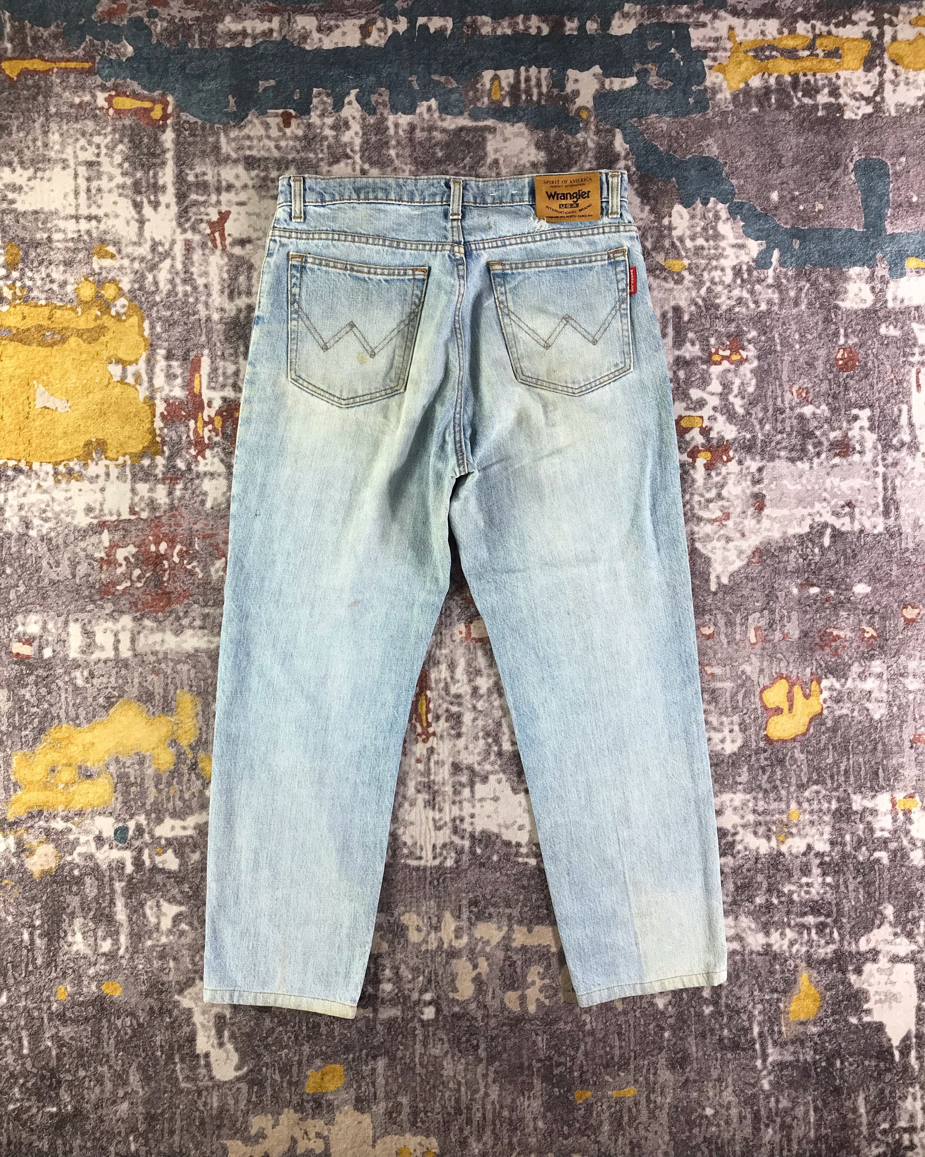 Vintage Vintage 90s Grey Levis 504 Jeans-JM1447 Size US 33 - 2 Thumbnail