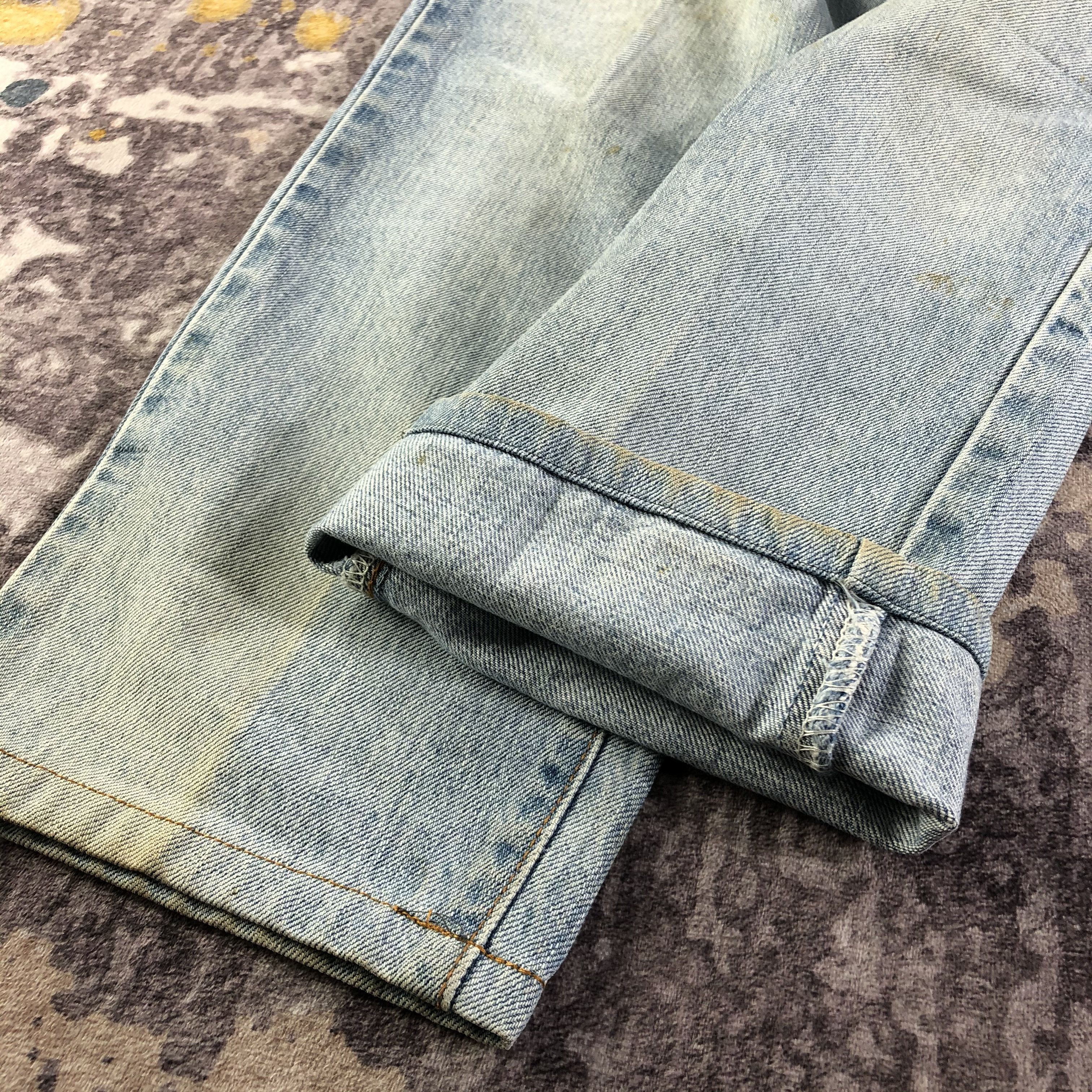 Vintage Vintage 90s Grey Levis 504 Jeans-JM1447 Size US 33 - 6 Thumbnail