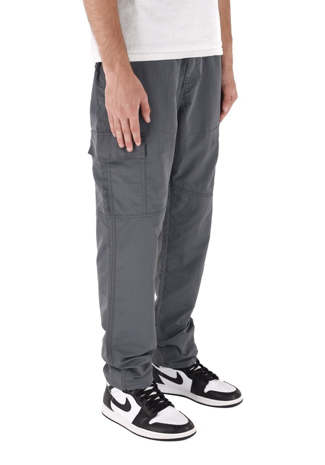 Japanese Brand Nylon Cargo Pants Grey Size US 40 / EU 56 - 2 Thumbnail