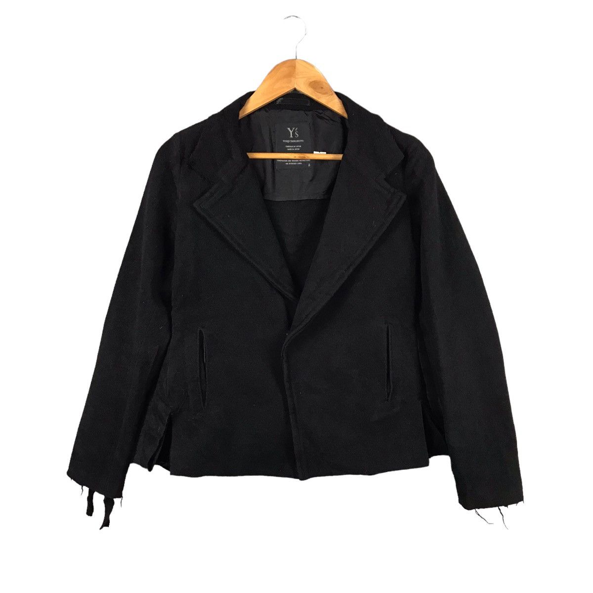 Yohji Yamamoto YOHJI YAMAMOTO FASHION DISTRESSED COAT JACKET Size US S / EU 44-46 / 1 - 1 Thumbnail