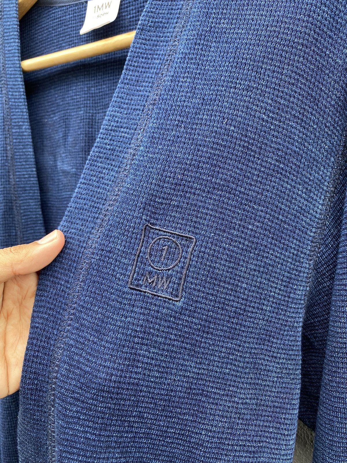 1MW by Sophnet. Indigo Dyed Cardigan