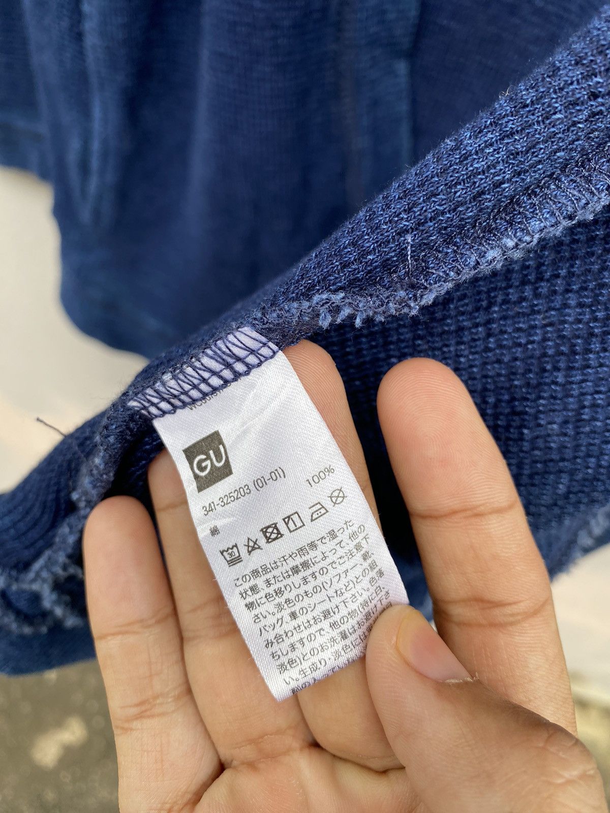 1MW by Sophnet. Indigo Dyed Cardigan