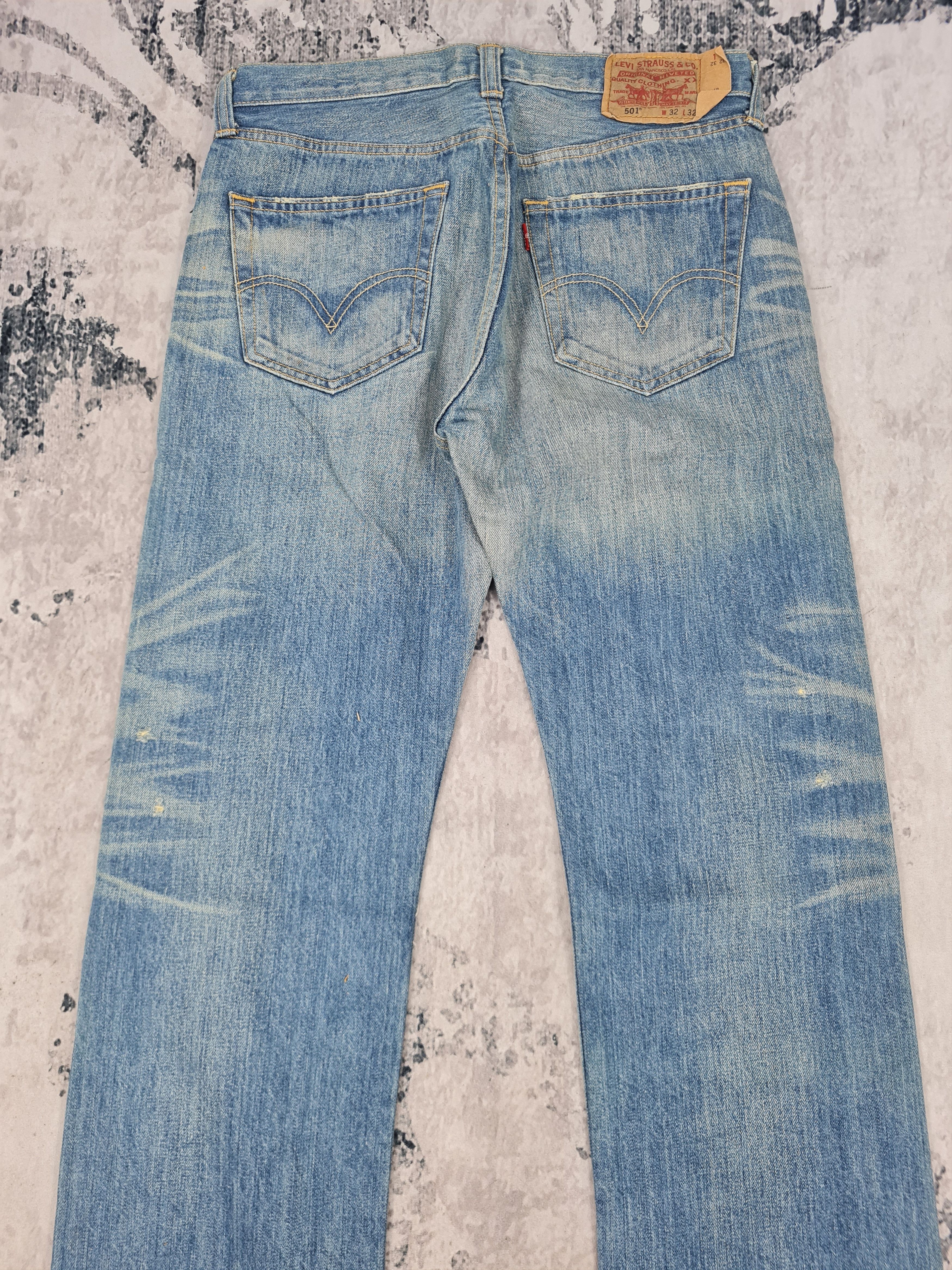 Levi's LEVIS 501 Sun Faded Distressed Size 32x31 Jeans L0002 Size US 32 / EU 48 - 8 Thumbnail