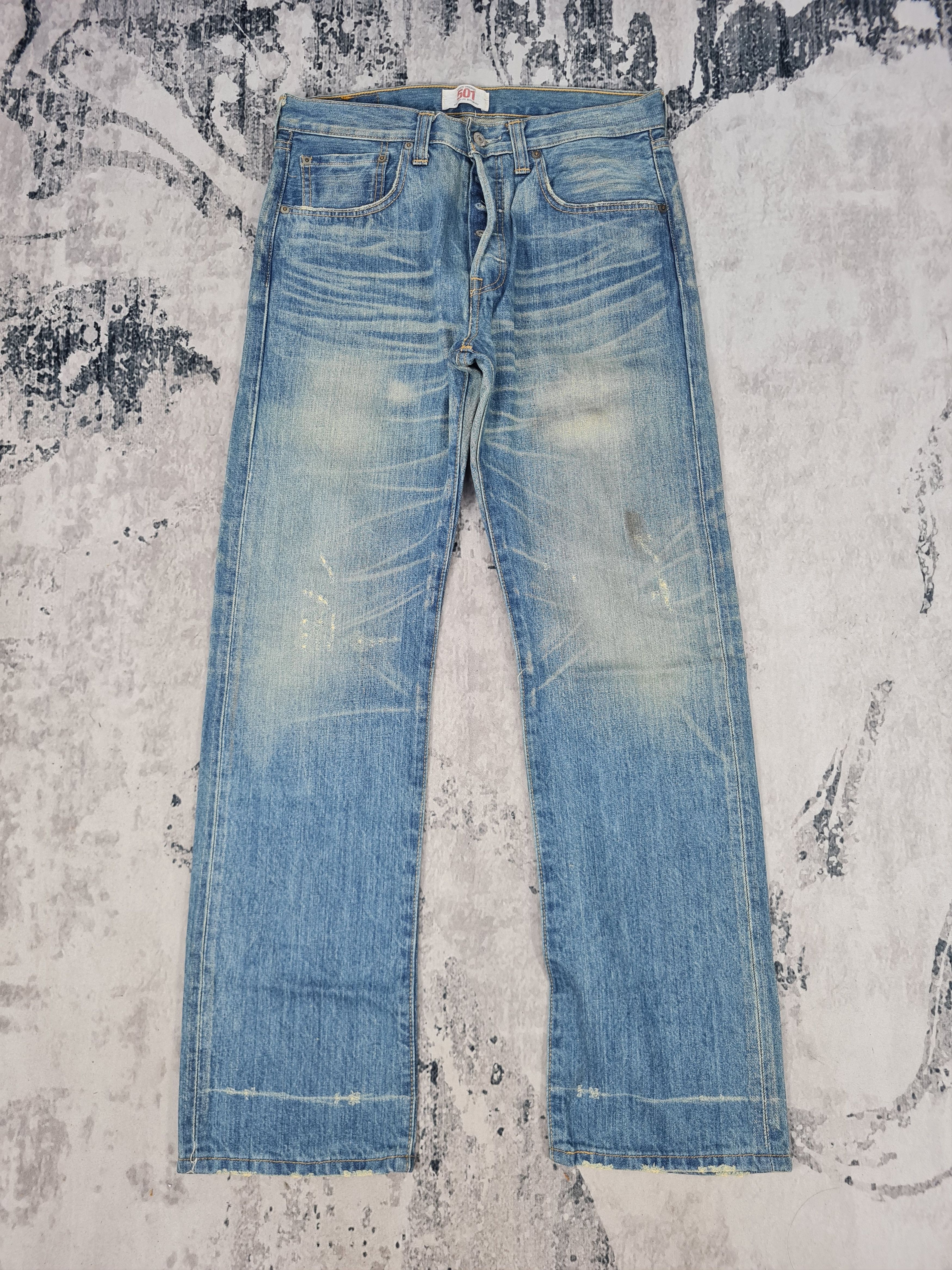 Levi's LEVIS 501 Sun Faded Distressed Size 32x31 Jeans L0002 Size US 32 / EU 48 - 1 Thumbnail