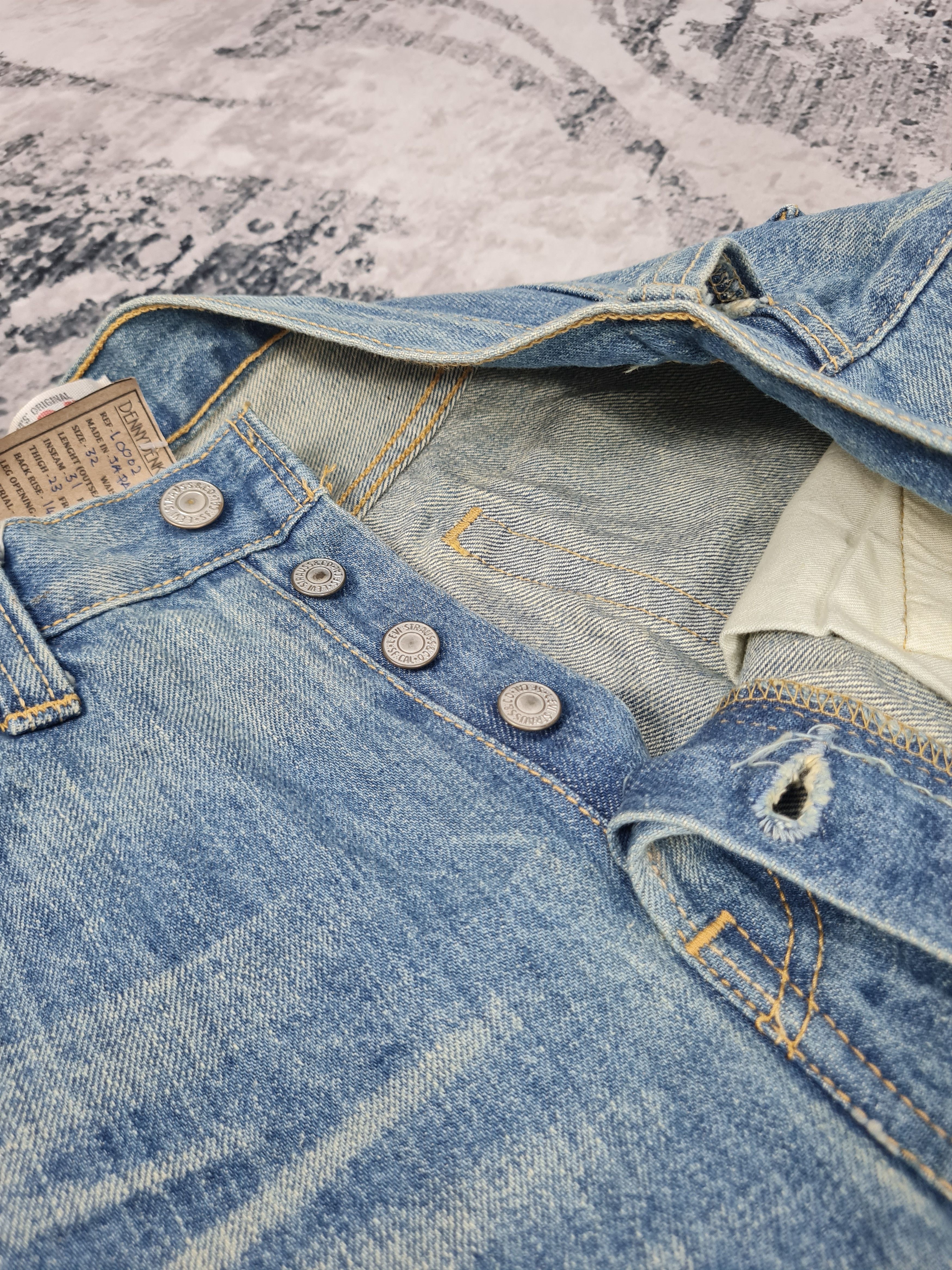 Levi's LEVIS 501 Sun Faded Distressed Size 32x31 Jeans L0002 Size US 32 / EU 48 - 12 Thumbnail