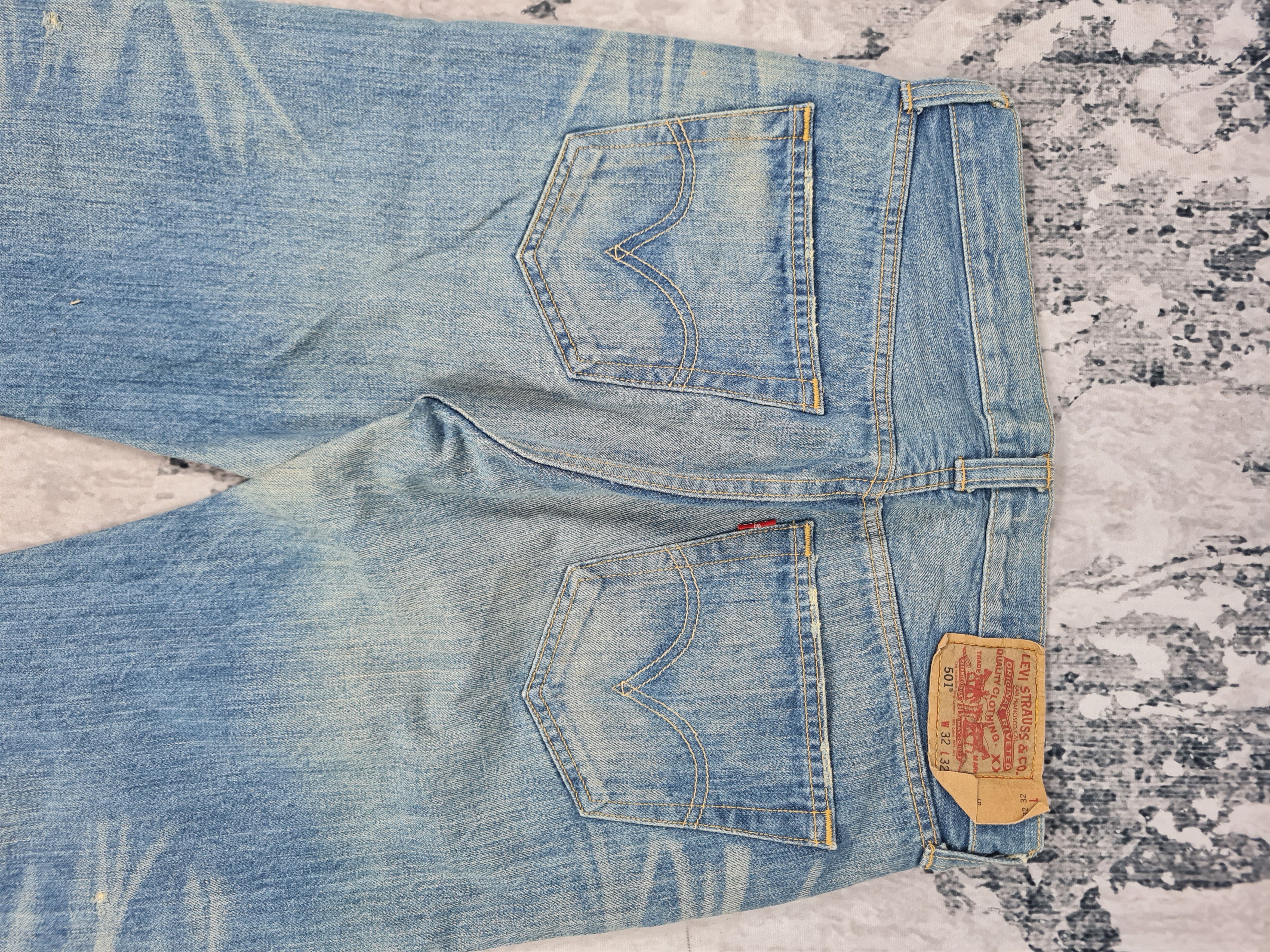 Levi's LEVIS 501 Sun Faded Distressed Size 32x31 Jeans L0002 Size US 32 / EU 48 - 9 Thumbnail