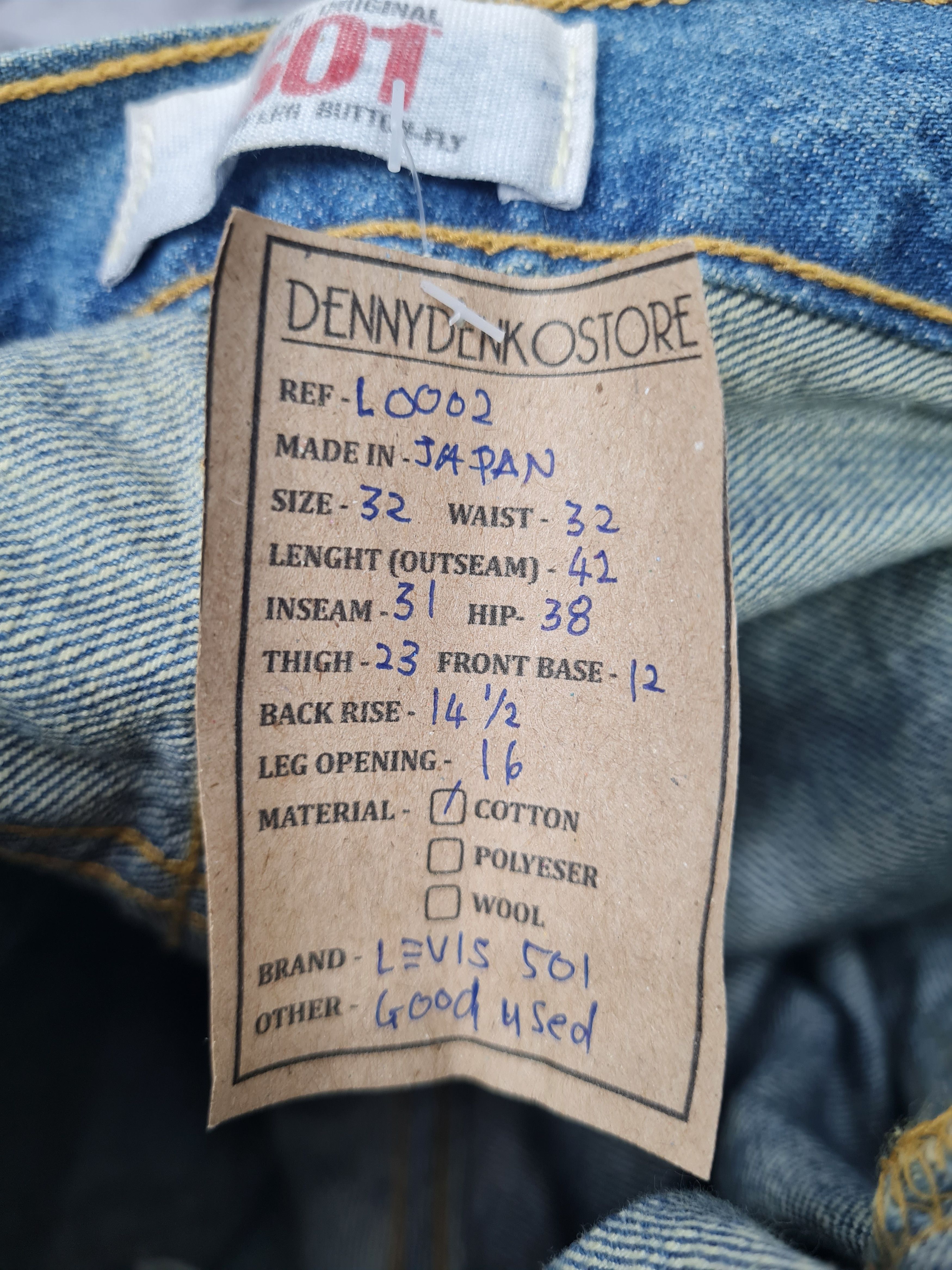Levi's LEVIS 501 Sun Faded Distressed Size 32x31 Jeans L0002 Size US 32 / EU 48 - 14 Thumbnail
