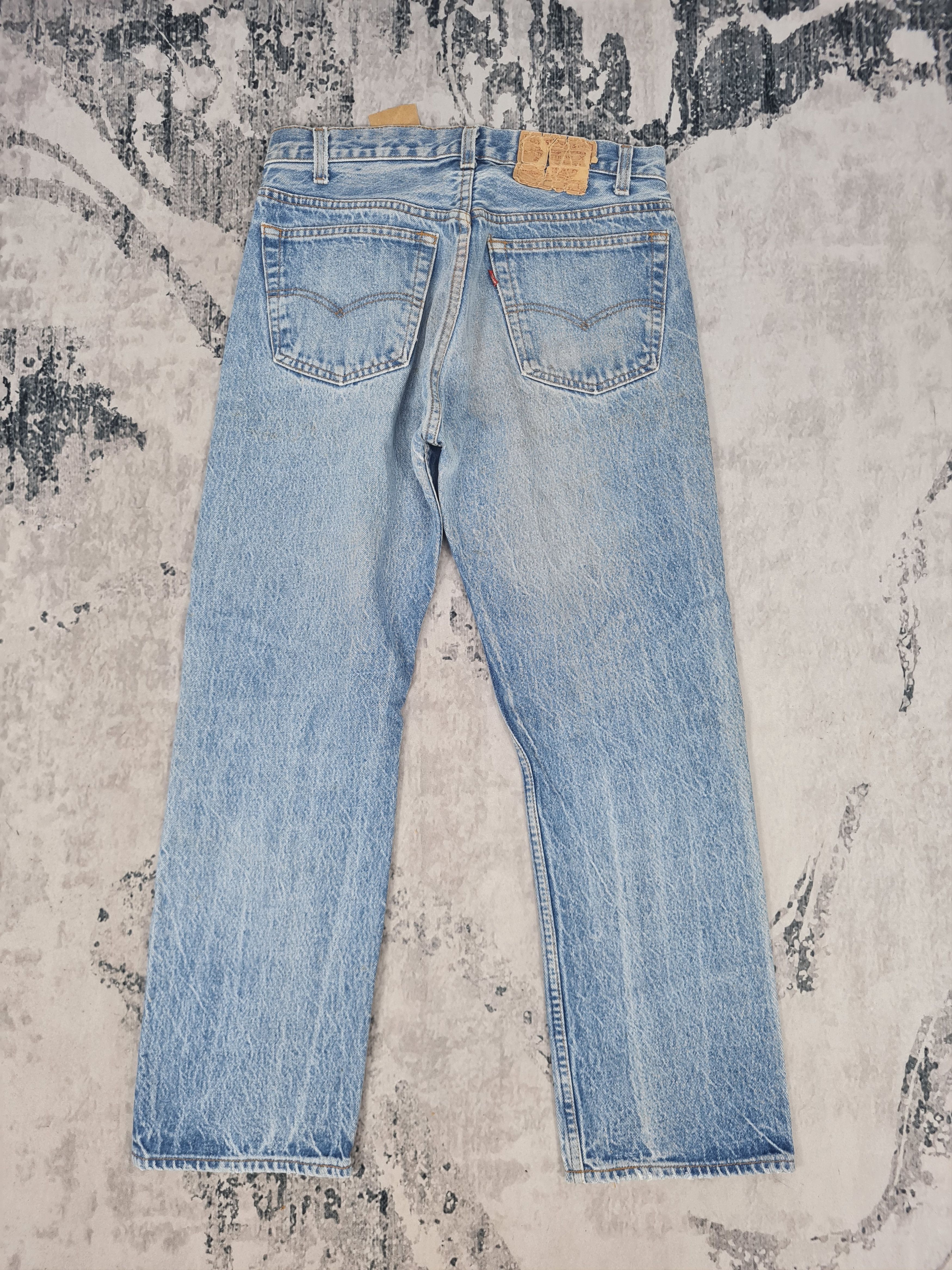Levi's Vtg LEVIS 501 Sun Faded Cropped Denim 30x26.5 Jeans L0020 Size US 30 / EU 46 - 2 Thumbnail