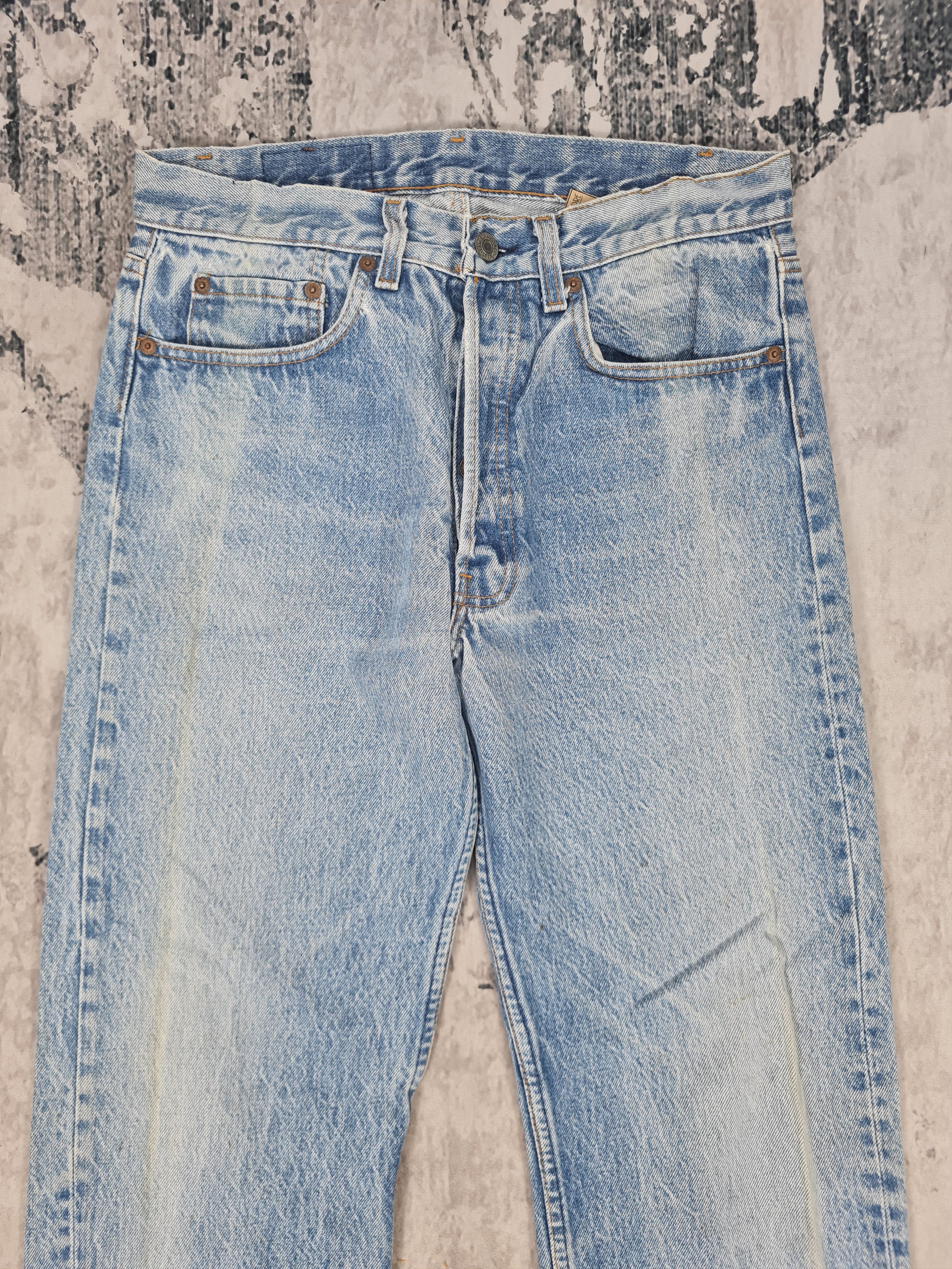 Levi's Vtg LEVIS 501 Sun Faded Cropped Denim 30x26.5 Jeans L0020 Size US 30 / EU 46 - 4 Thumbnail