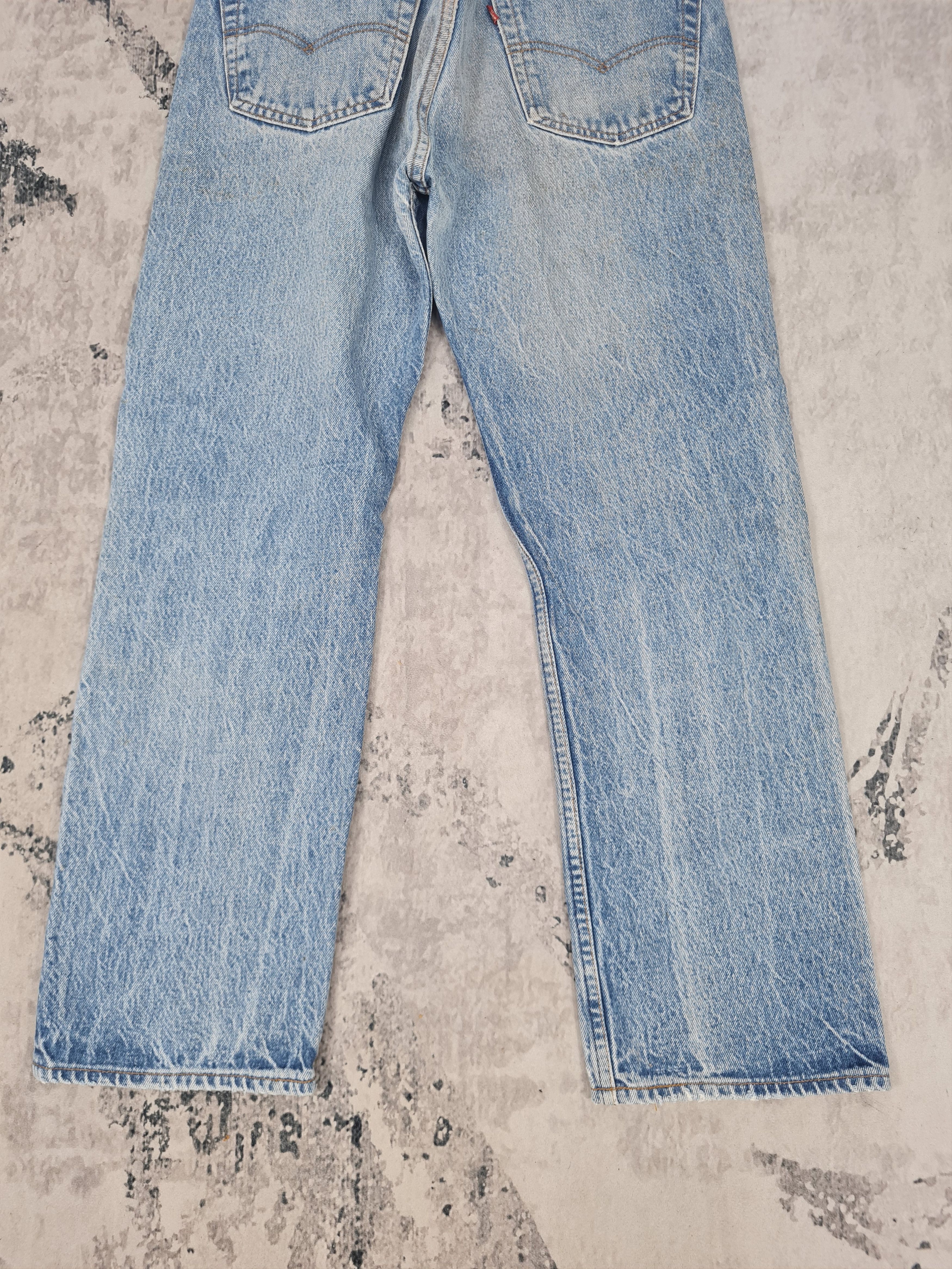 Levi's Vtg LEVIS 501 Sun Faded Cropped Denim 30x26.5 Jeans L0020 Size US 30 / EU 46 - 6 Thumbnail
