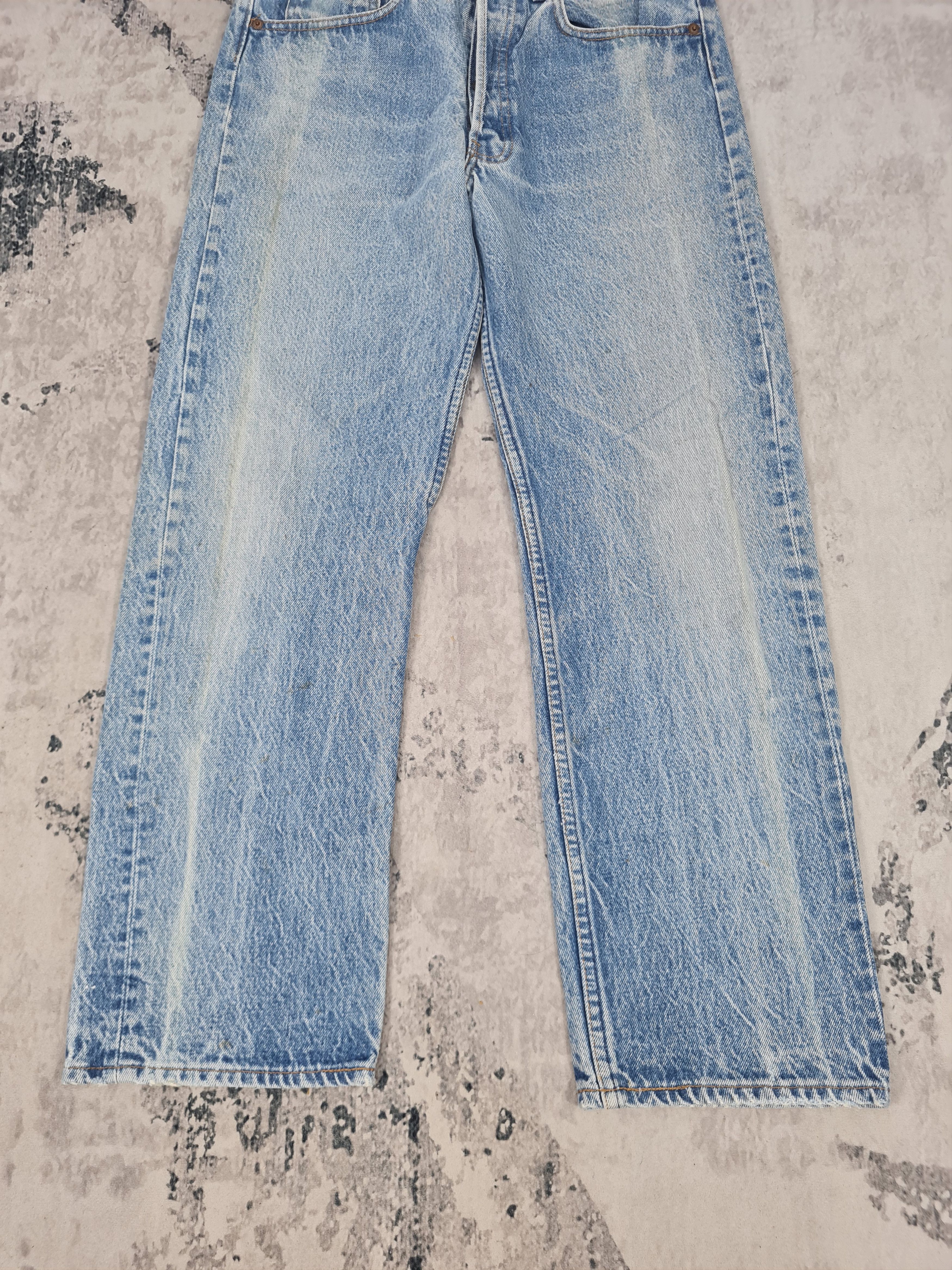 Levi's Vtg LEVIS 501 Sun Faded Cropped Denim 30x26.5 Jeans L0020 Size US 30 / EU 46 - 3 Thumbnail