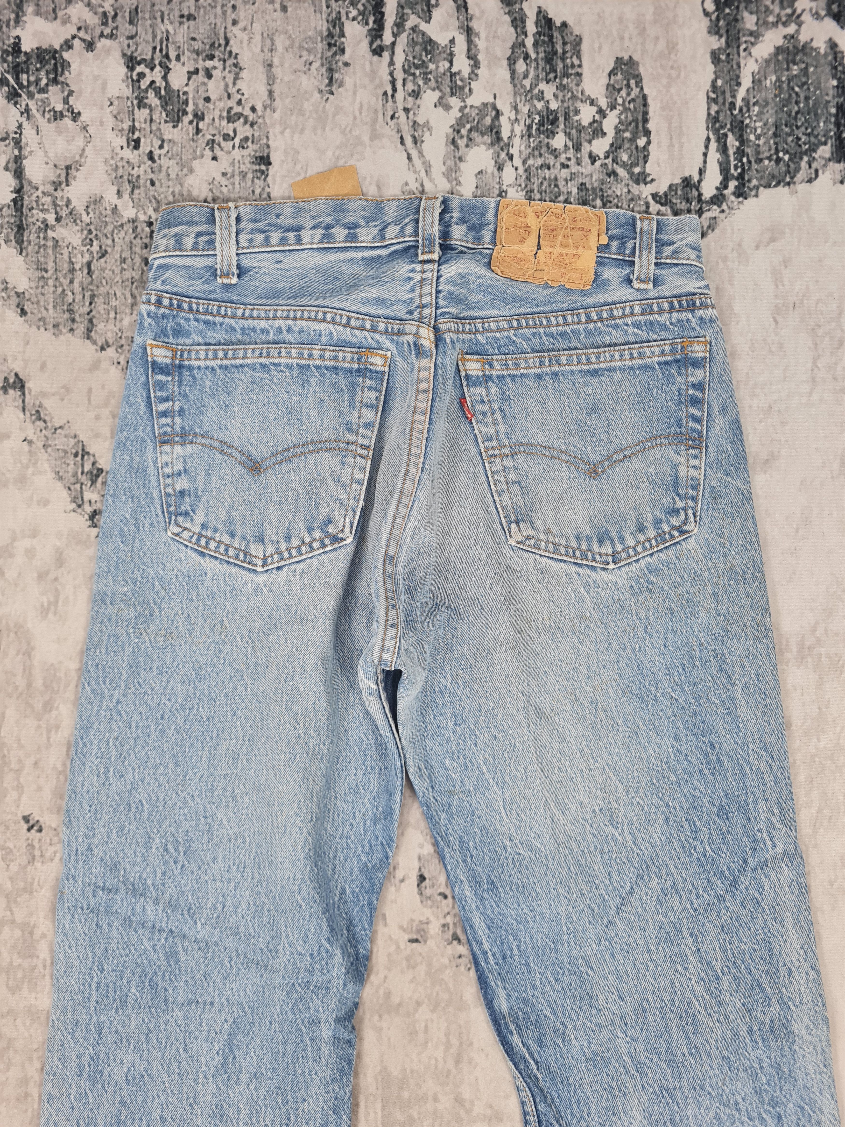 Levi's Vtg LEVIS 501 Sun Faded Cropped Denim 30x26.5 Jeans L0020 Size US 30 / EU 46 - 7 Thumbnail