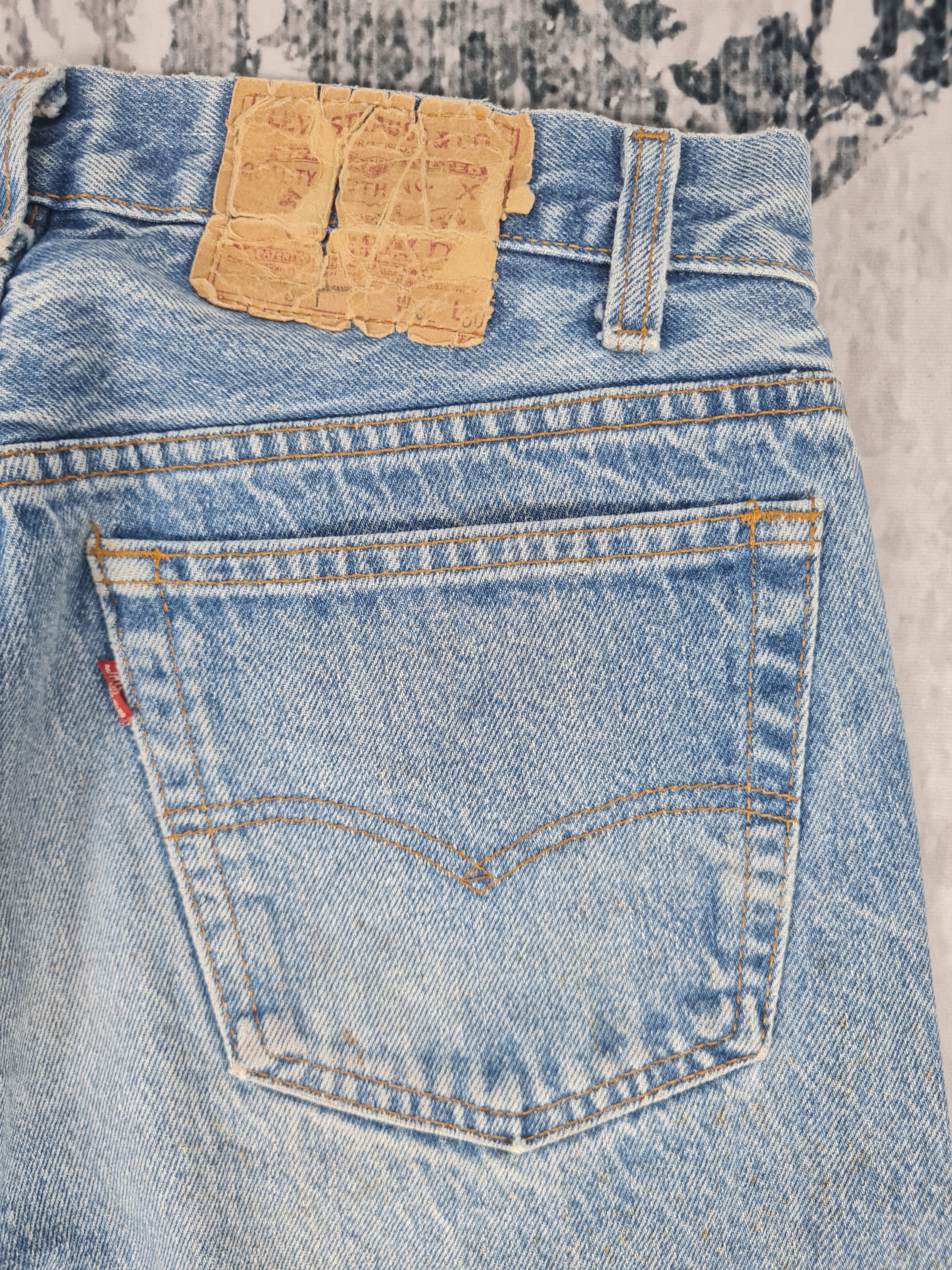Levi's Vtg LEVIS 501 Sun Faded Cropped Denim 30x26.5 Jeans L0020 Size US 30 / EU 46 - 8 Thumbnail