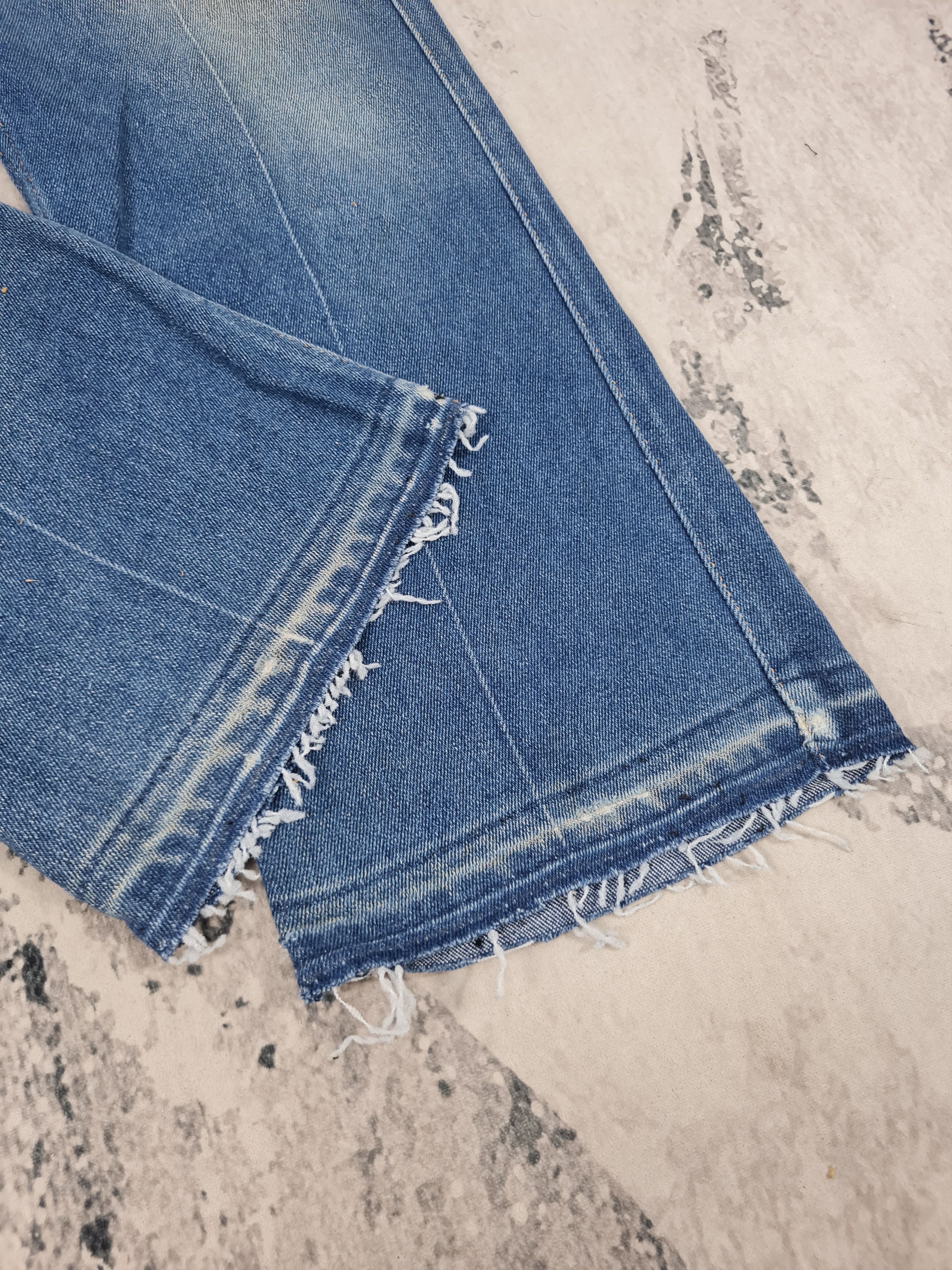 Levi's Vtg LEVIS 517 Flare Boot Cut Faded Cropped 37X27 Jeans L0290 Size US 37 - 7 Thumbnail