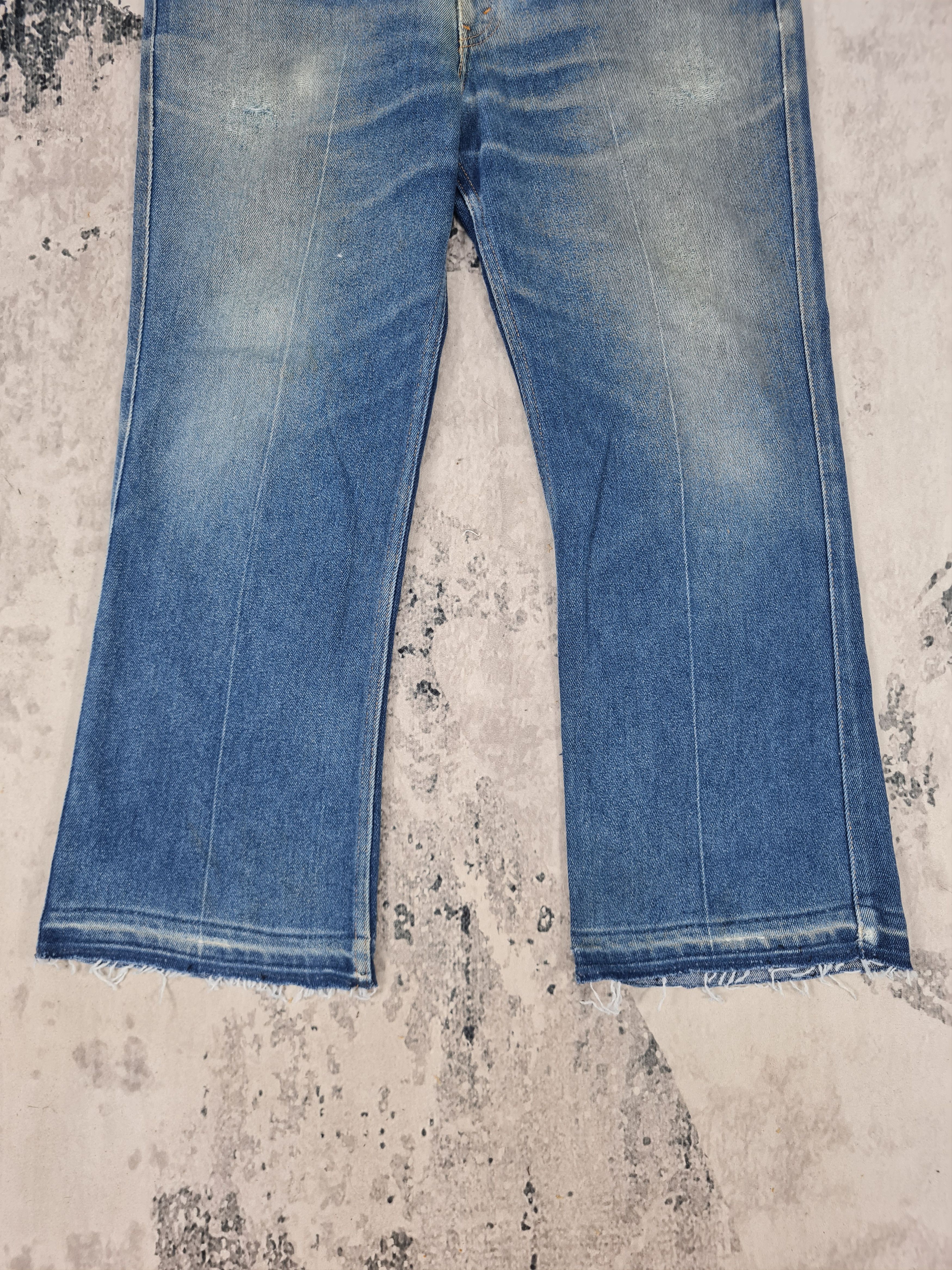 Levi's Vtg LEVIS 517 Flare Boot Cut Faded Cropped 37X27 Jeans L0290 Size US 37 - 3 Thumbnail