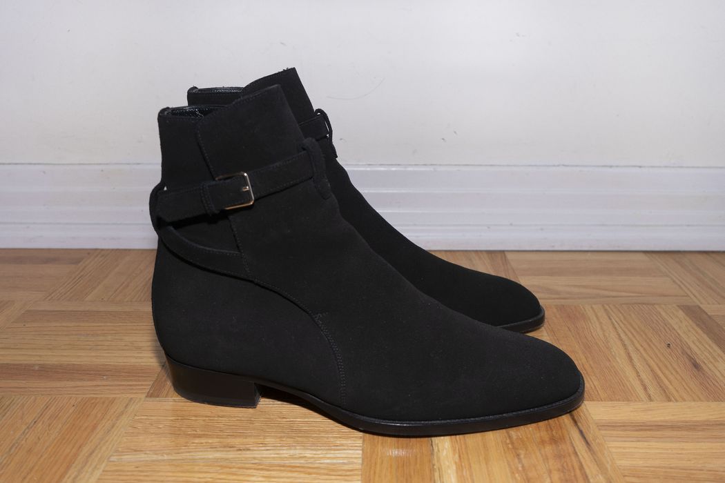 Saint laurent wyatt outlet 30 jodhpur boots