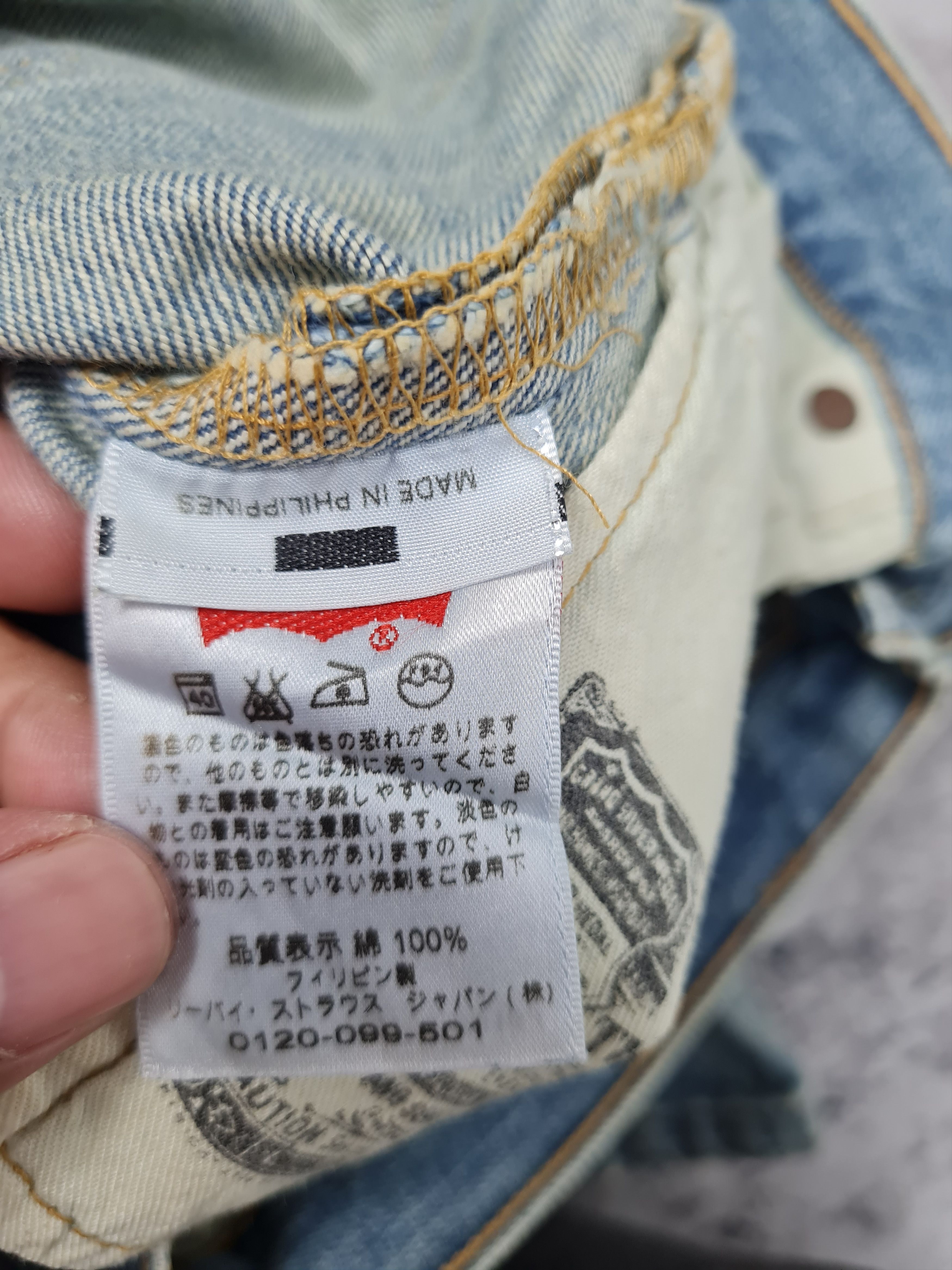 Levi's LEVIS 501 Sun Faded Distressed Denim Size 29x33 Jeans L0034 Size US 29 - 11 Thumbnail