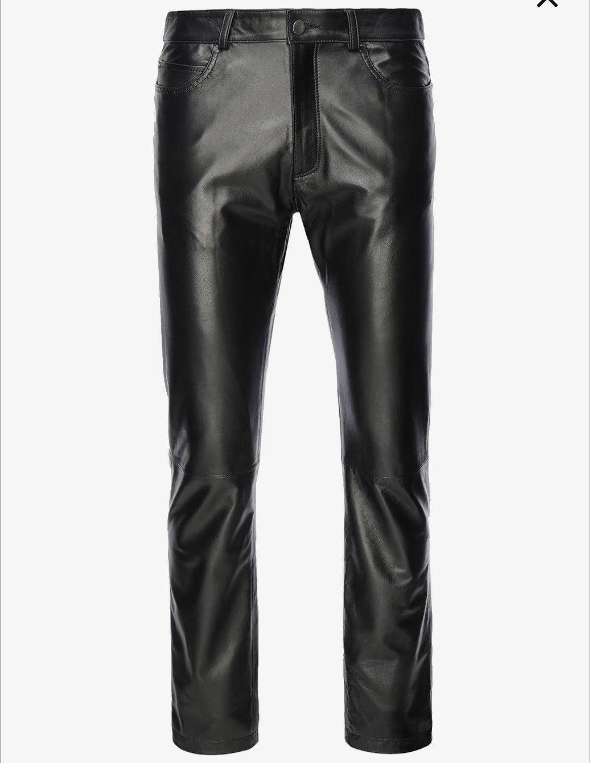 Other GENUINE LEATHER ESSENTIAL SLIM FIT PANTS Size US 36 / EU 52 - 1 Thumbnail