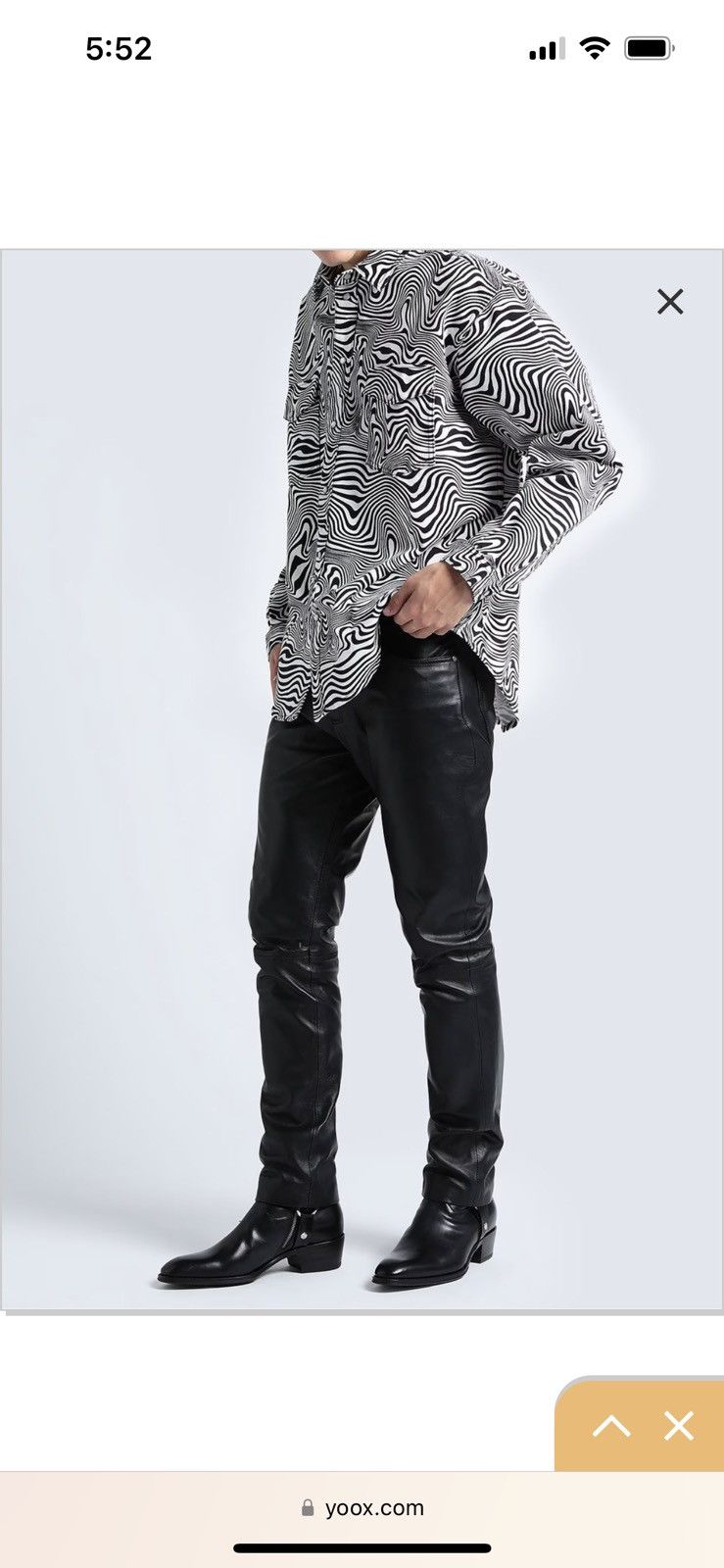 Other GENUINE LEATHER ESSENTIAL SLIM FIT PANTS Size US 36 / EU 52 - 4 Thumbnail