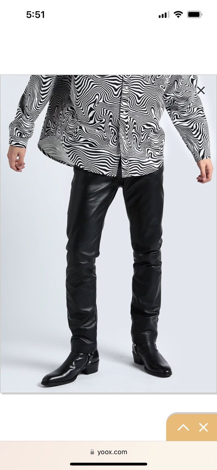 Other GENUINE LEATHER ESSENTIAL SLIM FIT PANTS Size US 36 / EU 52 - 2 Thumbnail