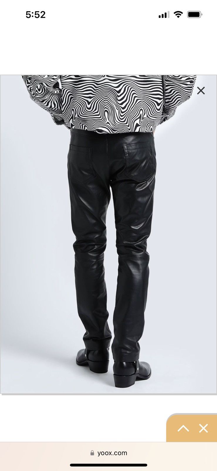 Other GENUINE LEATHER ESSENTIAL SLIM FIT PANTS Size US 36 / EU 52 - 3 Thumbnail