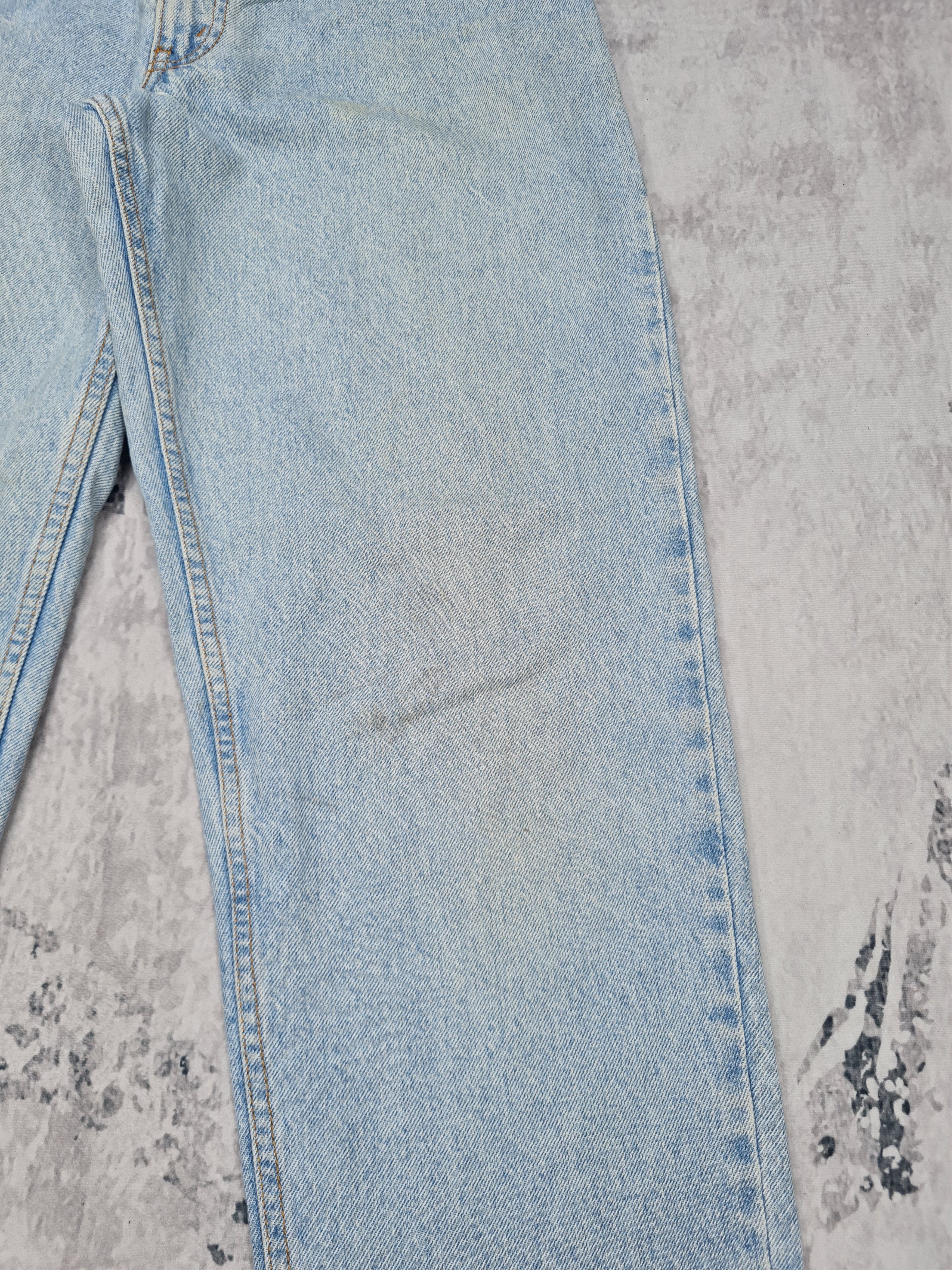 Levi's Vtg LEVIS 550 Light Wash Distressed Rusty 33X30 Jeans L0253 Size US 33 - 4 Thumbnail