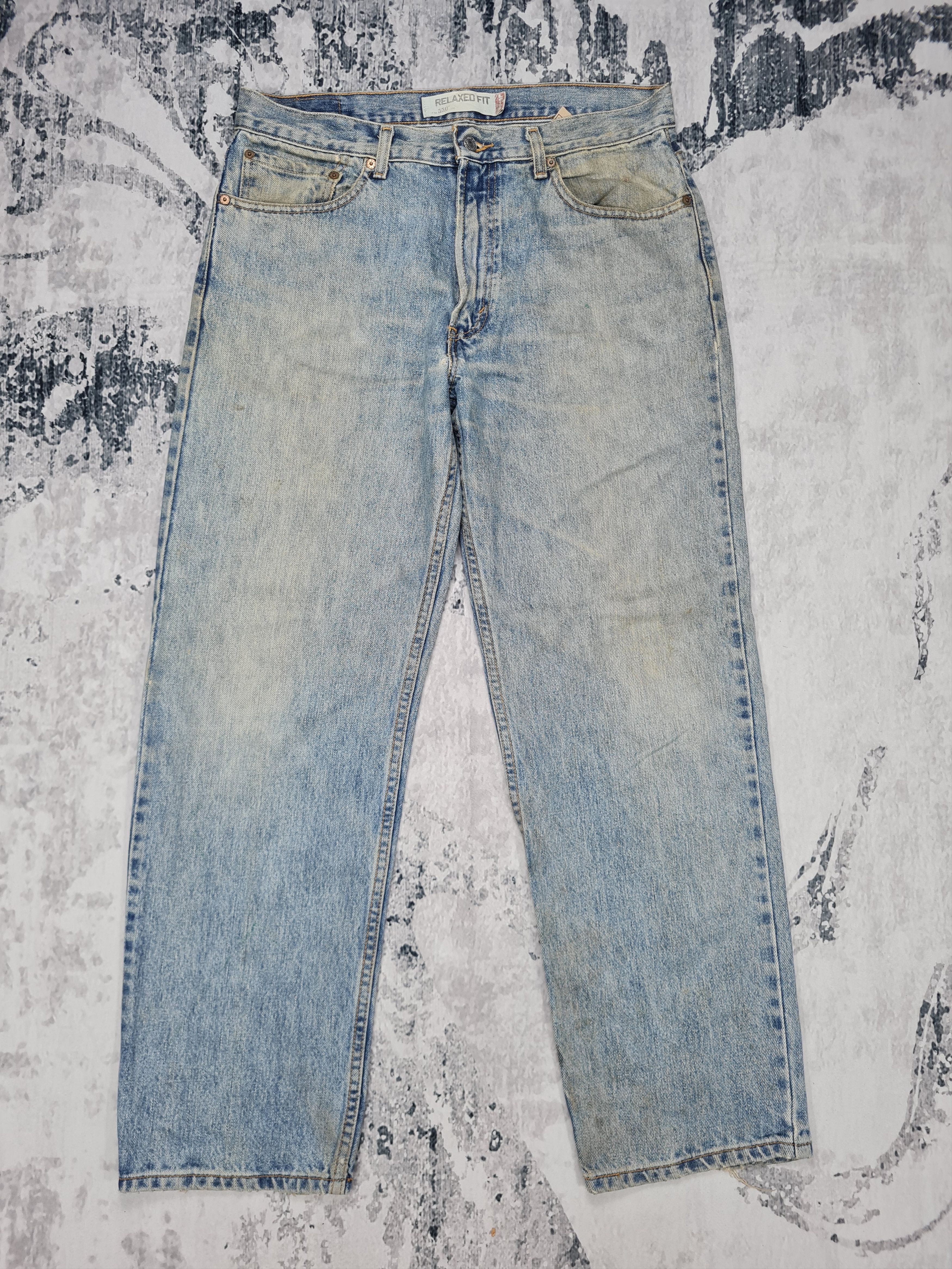 Levi's Vintage LEVIS 550 Light Wash Rusty Size 35X30 Jeans L0205 Size US 35 - 1 Thumbnail