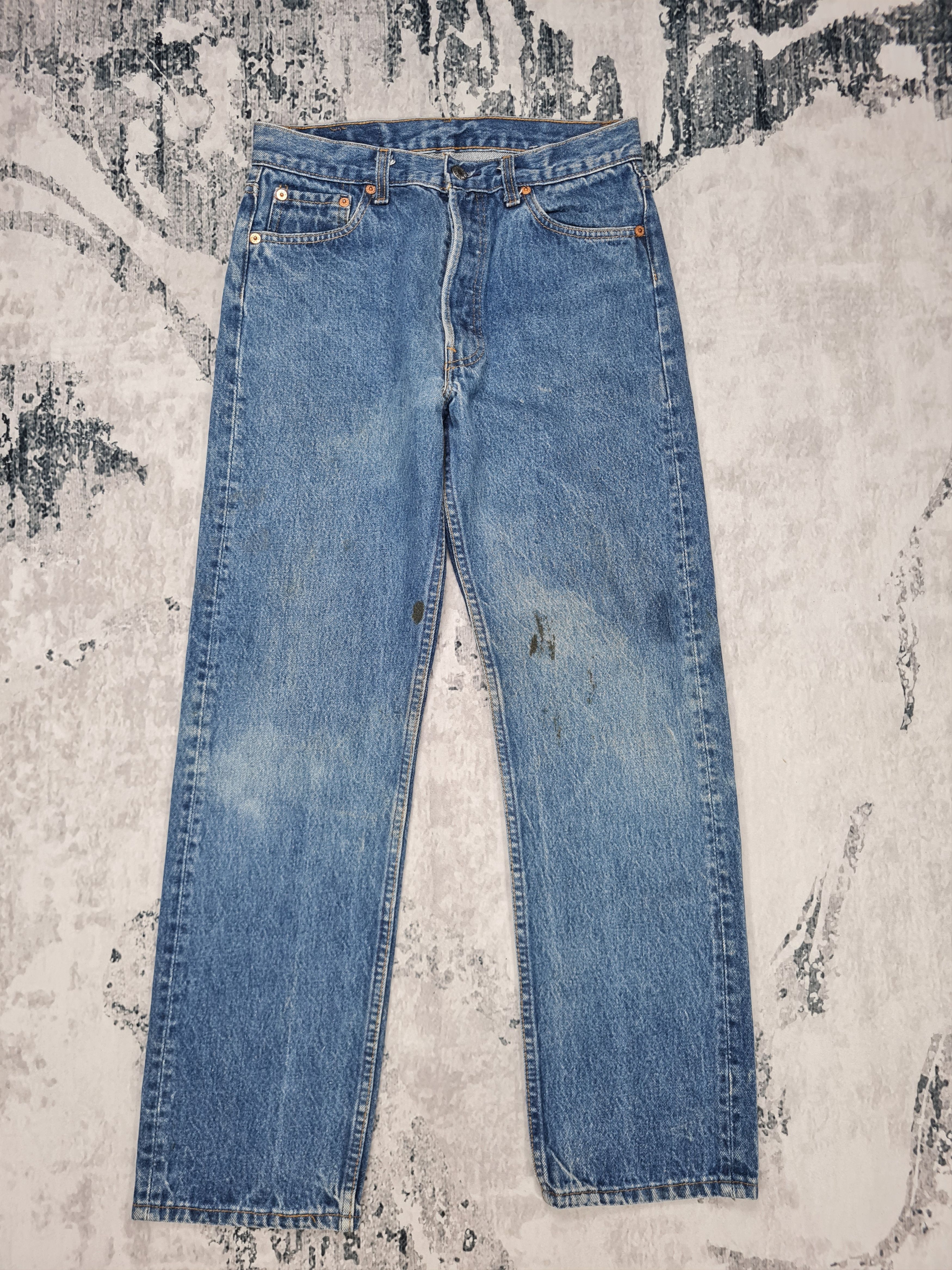 Levi's Vintage Clothing Vintage LEVIS 501 Stone Wash Rusty Size 29X29 Jeans L0242 Size US 29 - 1 Thumbnail