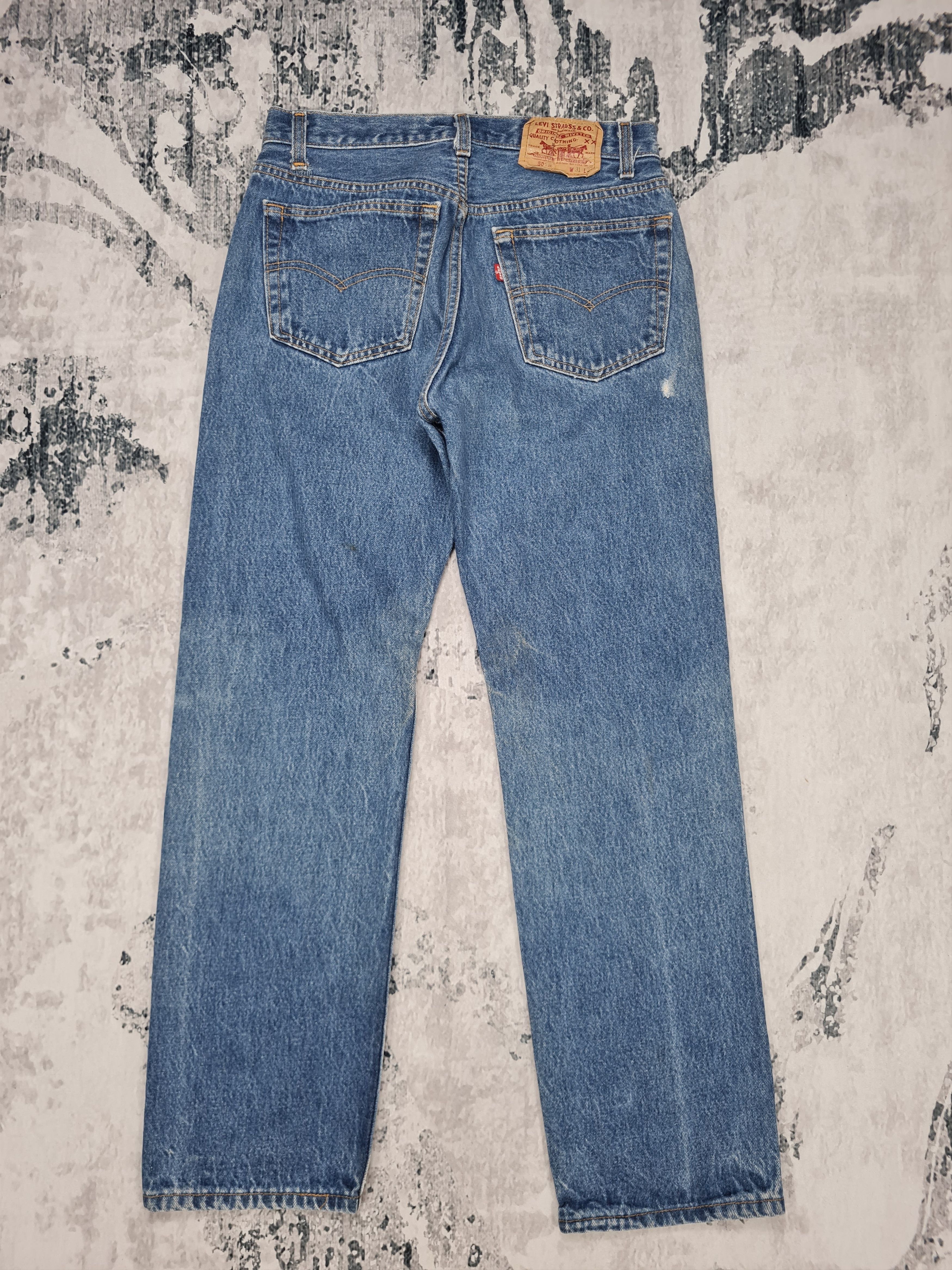 image of Levis Vintage Clothing x Made In USA Vintage Levis 501 Stone Wash Rusty Size 29X29 Jeans L0242 in B