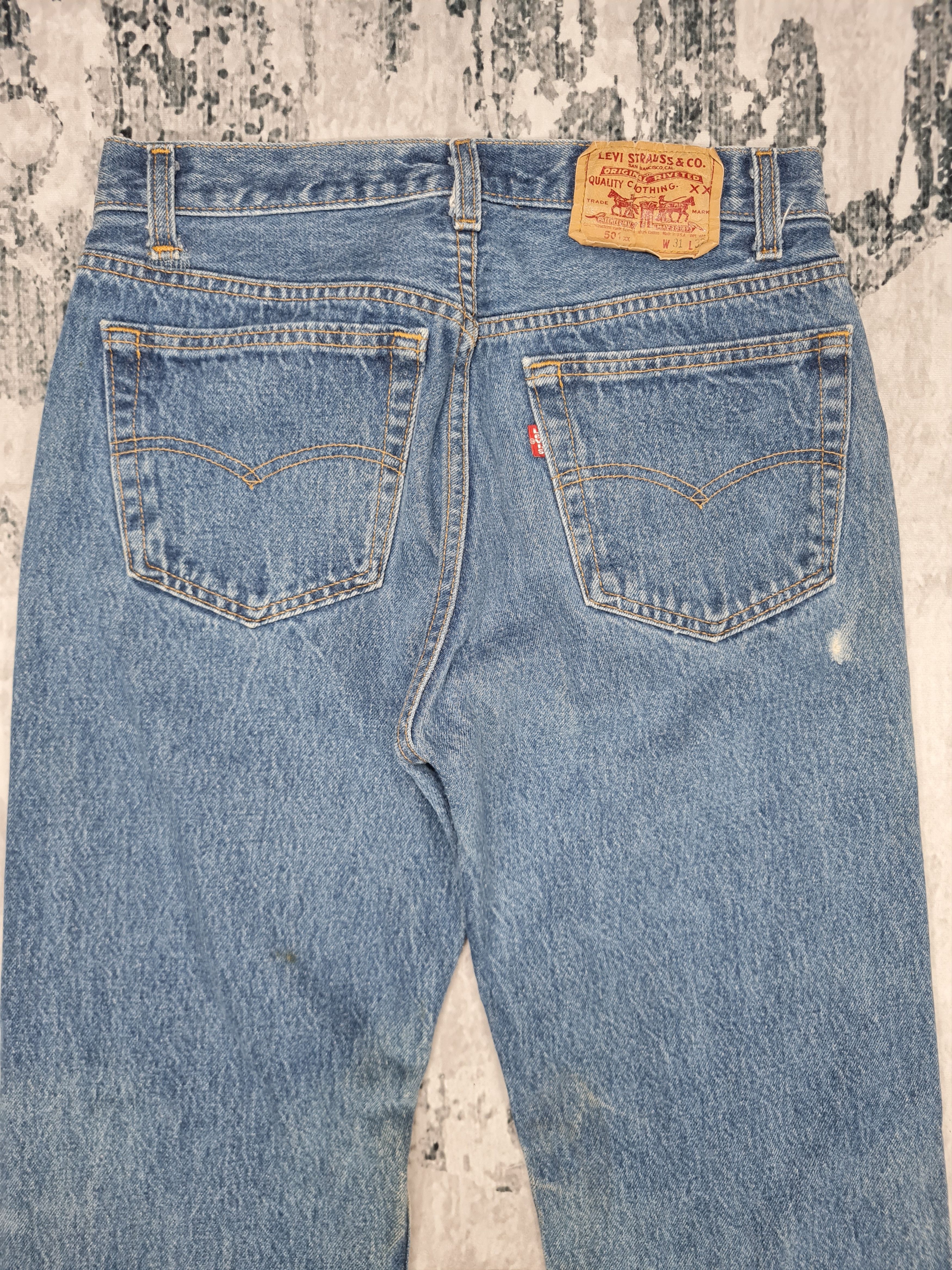 Levi's Vintage Clothing Vintage LEVIS 501 Stone Wash Rusty Size 29X29 Jeans L0242 Size US 29 - 6 Thumbnail