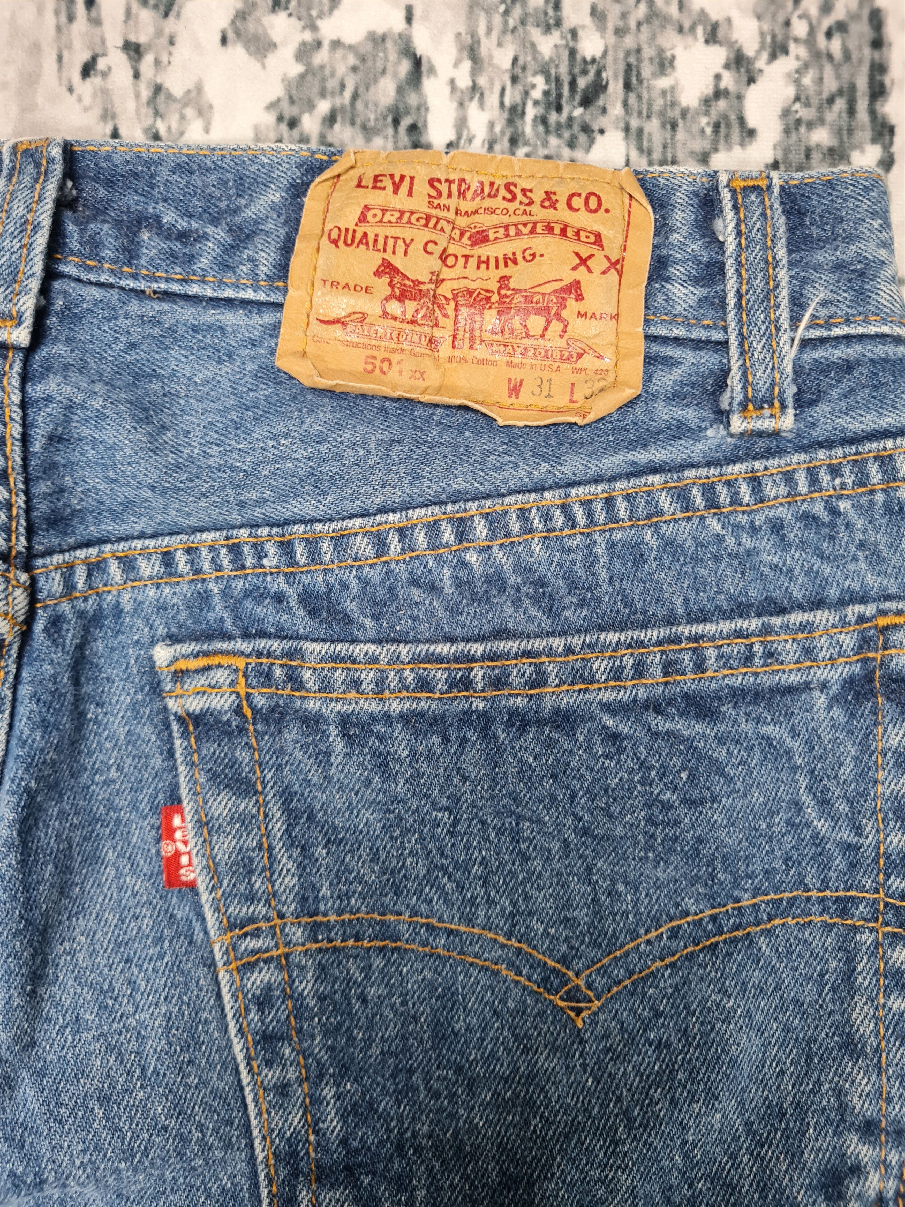 Levi's Vintage Clothing Vintage LEVIS 501 Stone Wash Rusty Size 29X29 Jeans L0242 Size US 29 - 7 Thumbnail
