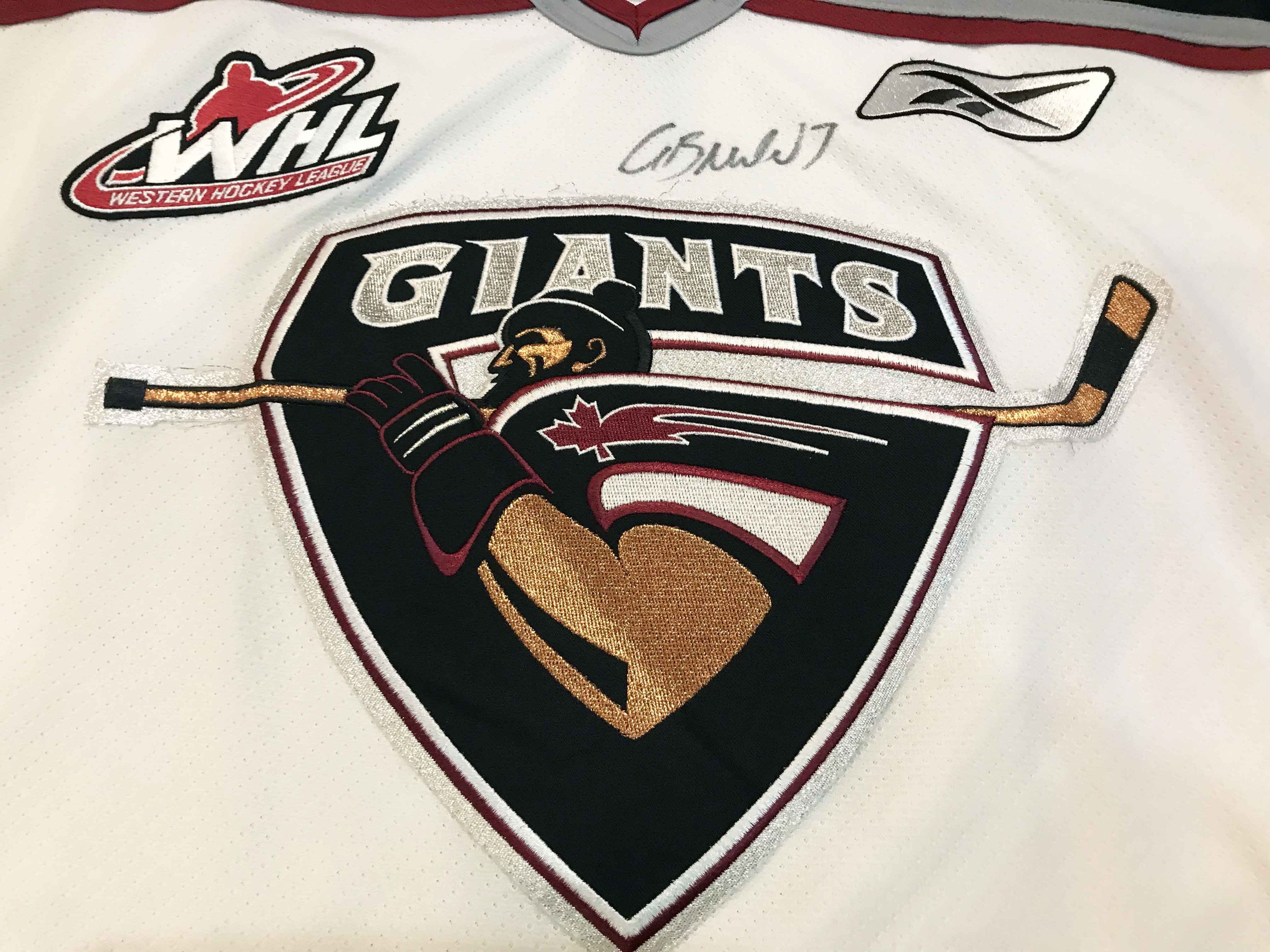 Reebok Vancouver Giants WHL Hockey Jersey