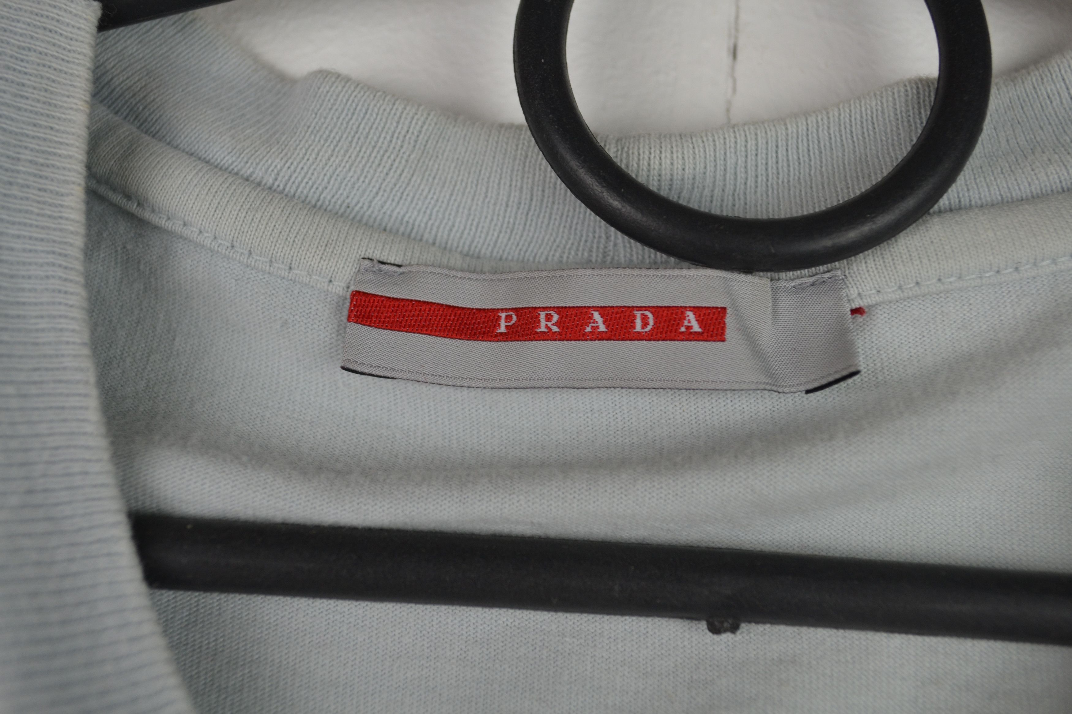 Prada PRADA T Shirt Logo C100 Unspoken 2006 Print Blue Size S Size S / US 4 / IT 40 - 4 Thumbnail