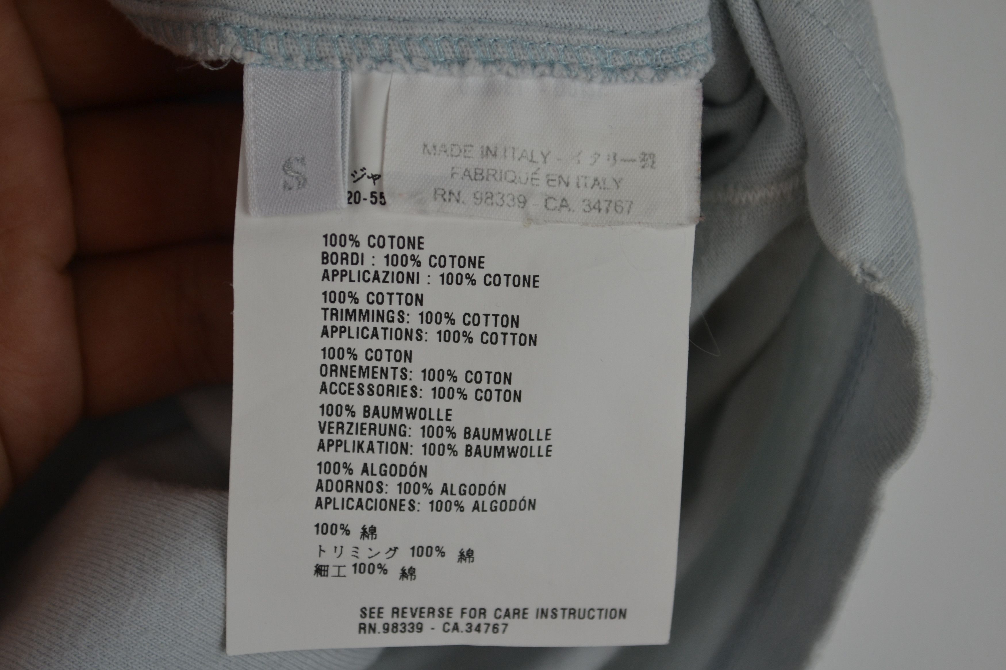 Prada PRADA T Shirt Logo C100 Unspoken 2006 Print Blue Size S Size S / US 4 / IT 40 - 9 Thumbnail