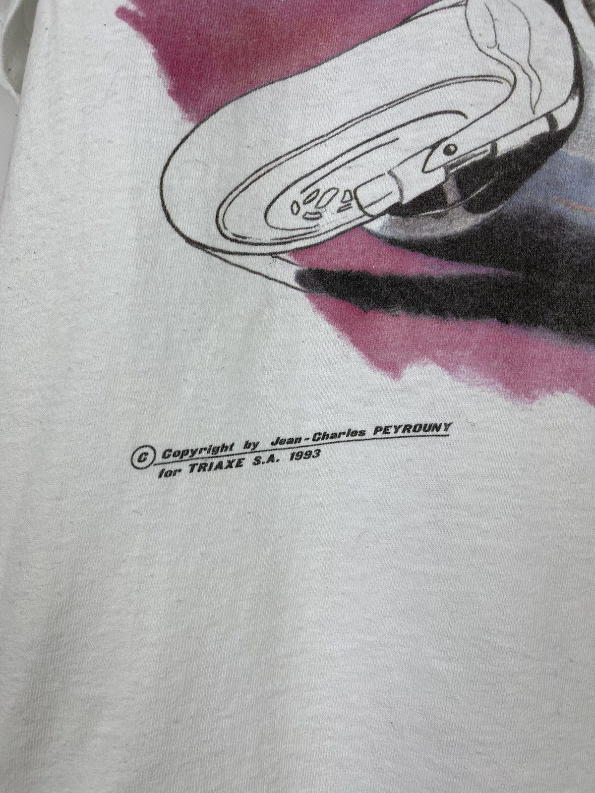 Hanes × Vintage Hanes Suzuki gsxr vintage 1993 big logo tee shirt Size US L / EU 52-54 / 3 - 8 Thumbnail