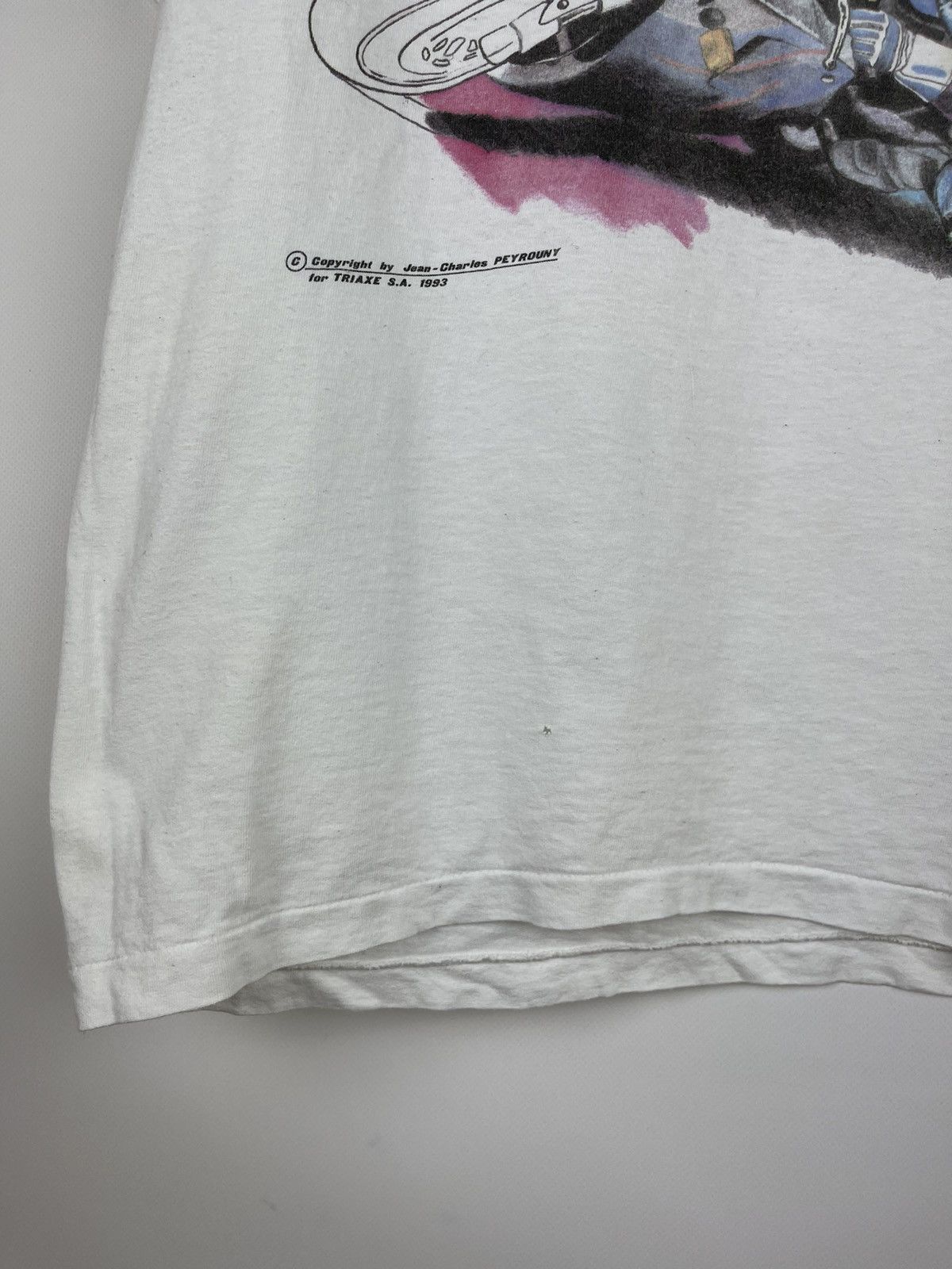 Hanes × Vintage Hanes Suzuki gsxr vintage 1993 big logo tee shirt Size US L / EU 52-54 / 3 - 7 Thumbnail