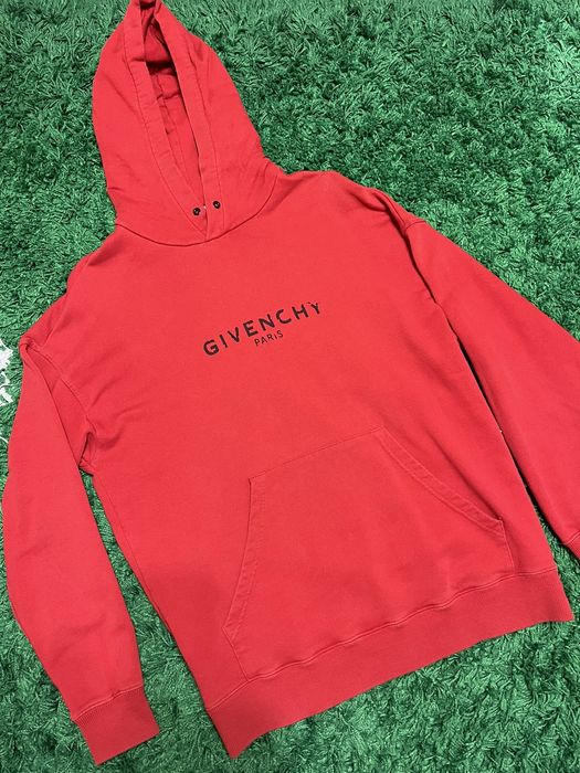 Givenchy paris best sale red hoodie