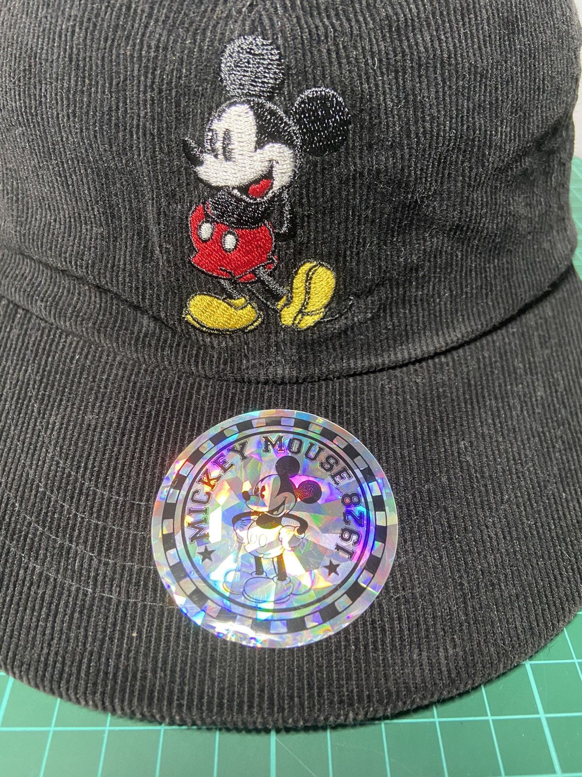 Disney MICKEY MOUSE CORDUROY LEATHERSKIN CAP Size ONE SIZE - 2 Thumbnail